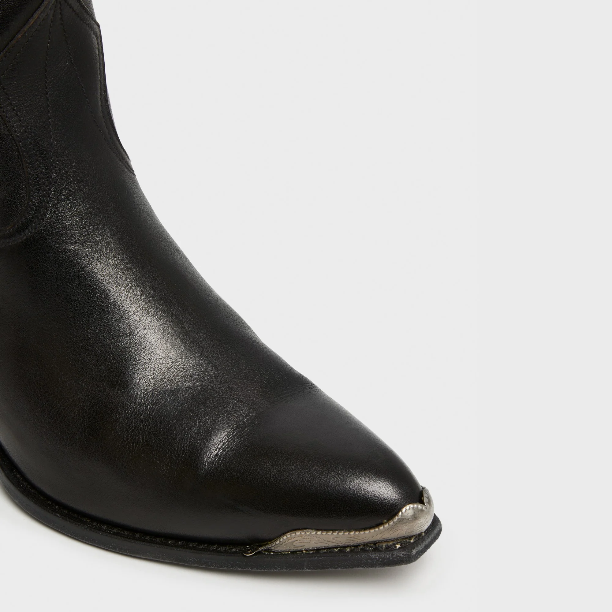 High Boot W/Metal Toe 50 - Black - Image 3