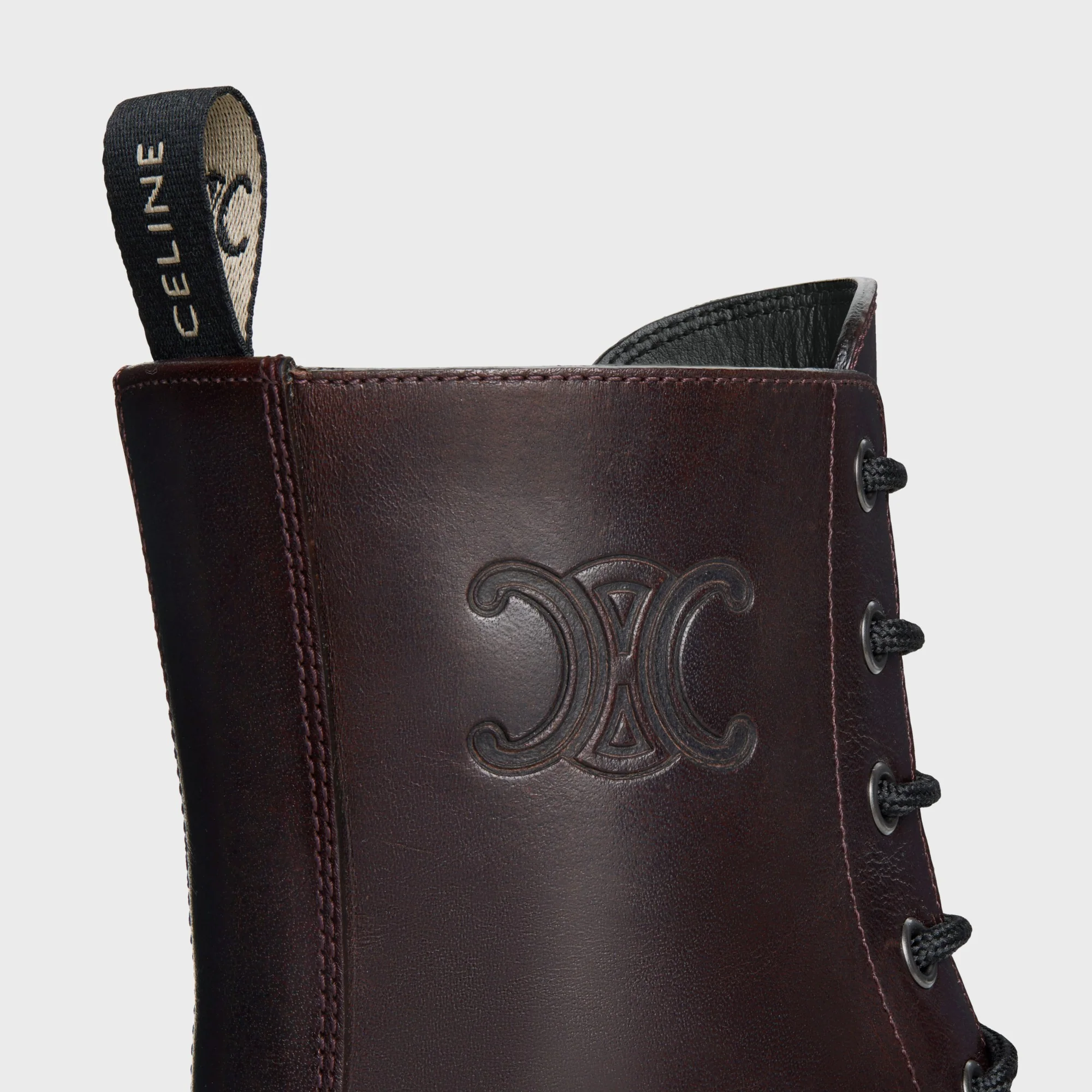Lace-Up Boot 45 - Dark Brown - Image 5