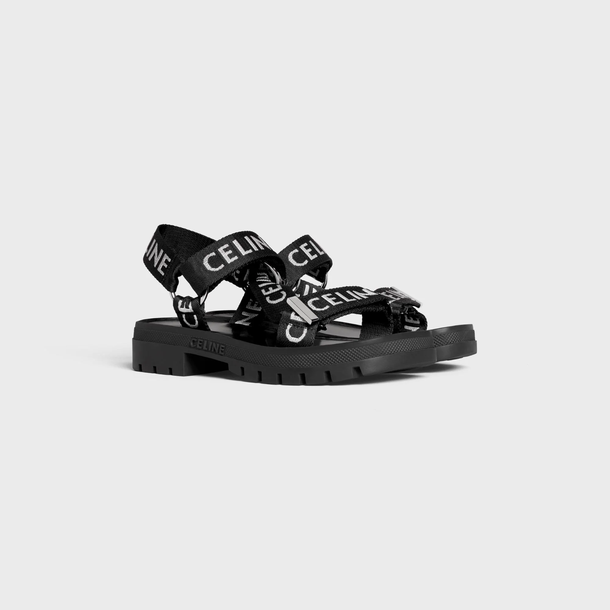 Strappy Sandal 40 - Black/White - Image 2