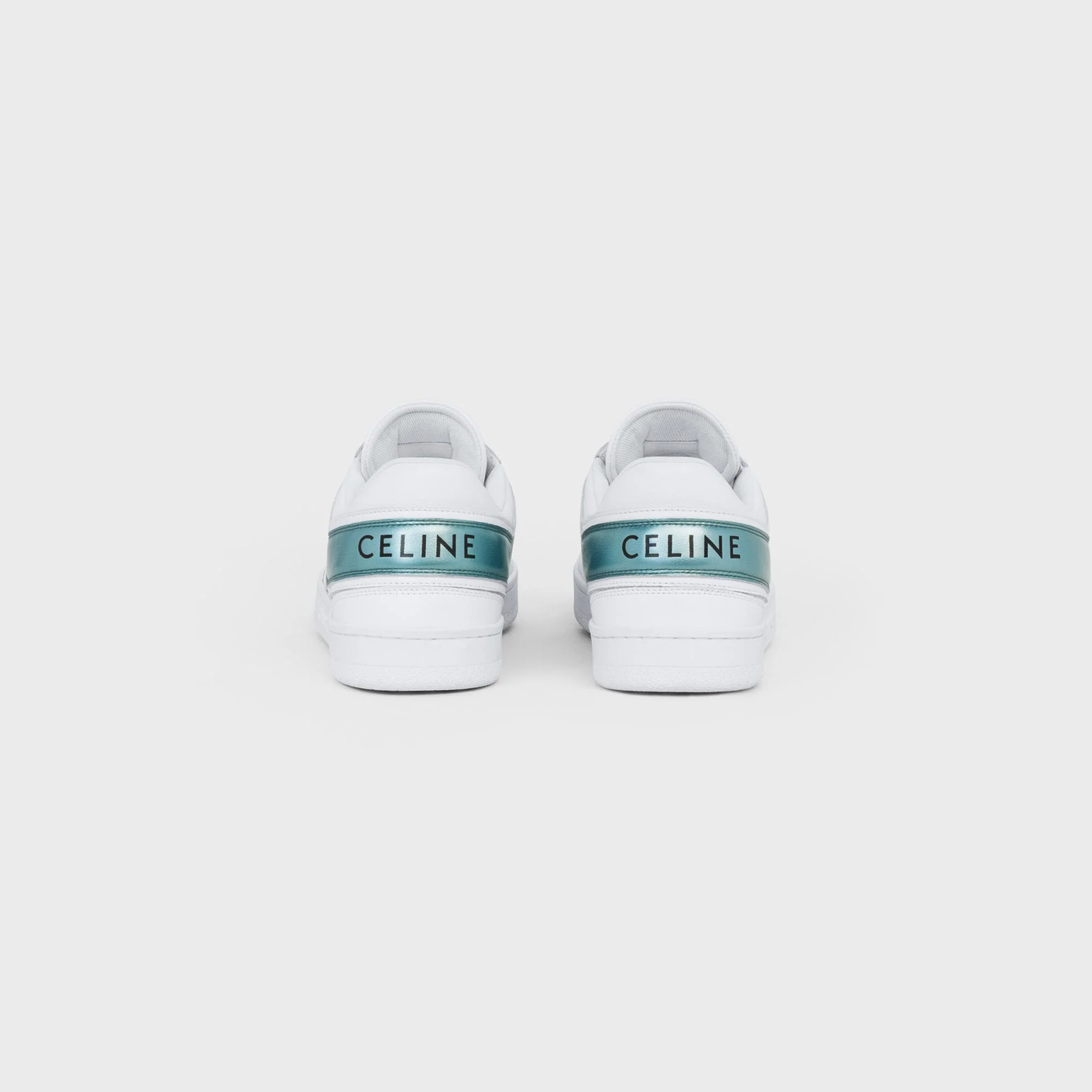 Low Wave Lace-Up Sneaker - Optic White/Light Blue - Image 3