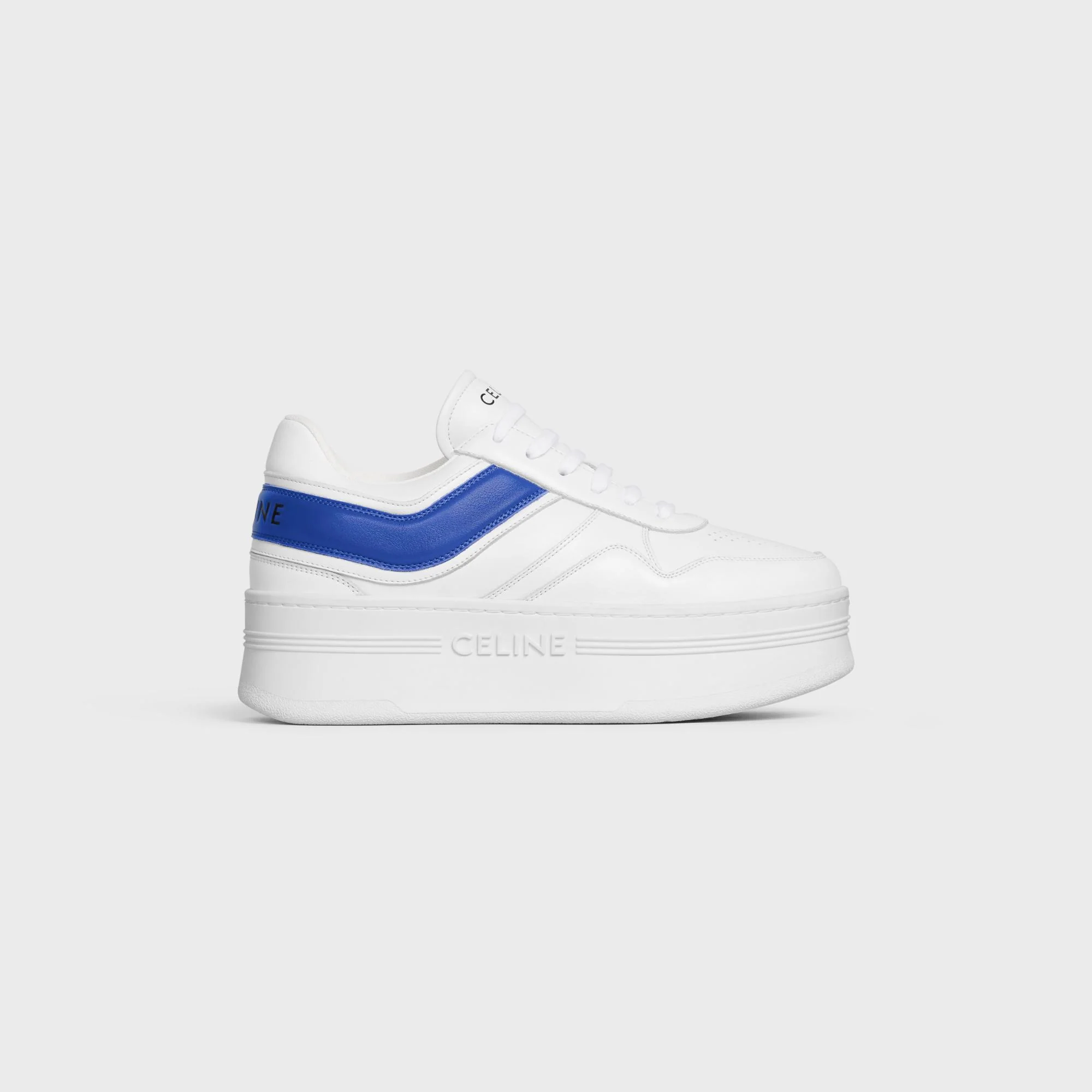 Wedge Sneaker 50 - Optic White/Blue