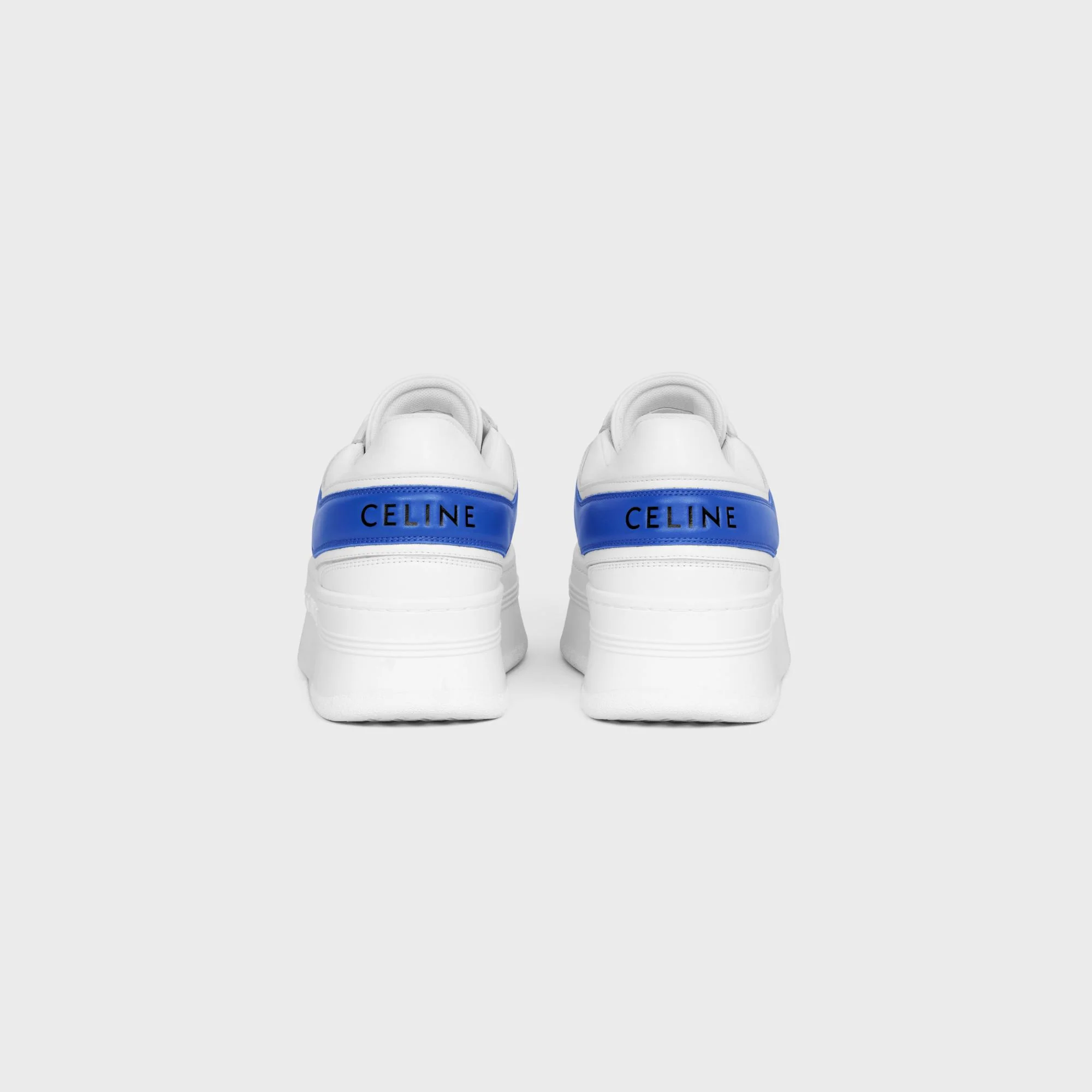 Wedge Sneaker 50 - Optic White/Blue - Image 3