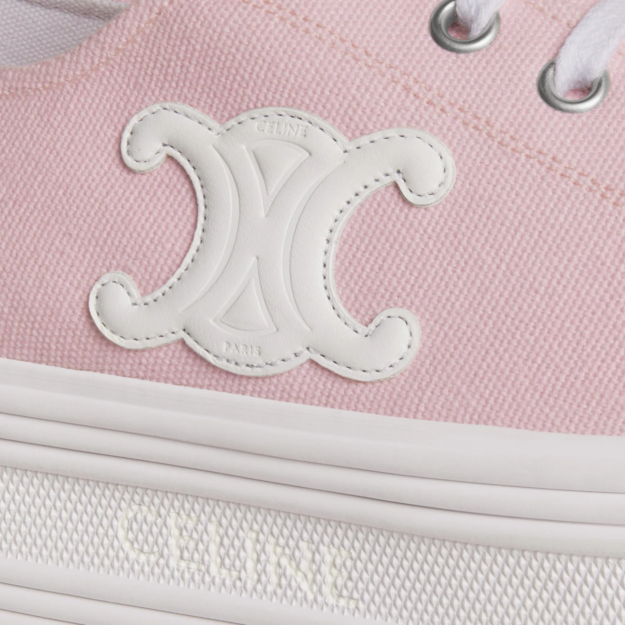 Low Lace-Up Sneaker W/Triomph - Light Pink - Image 5