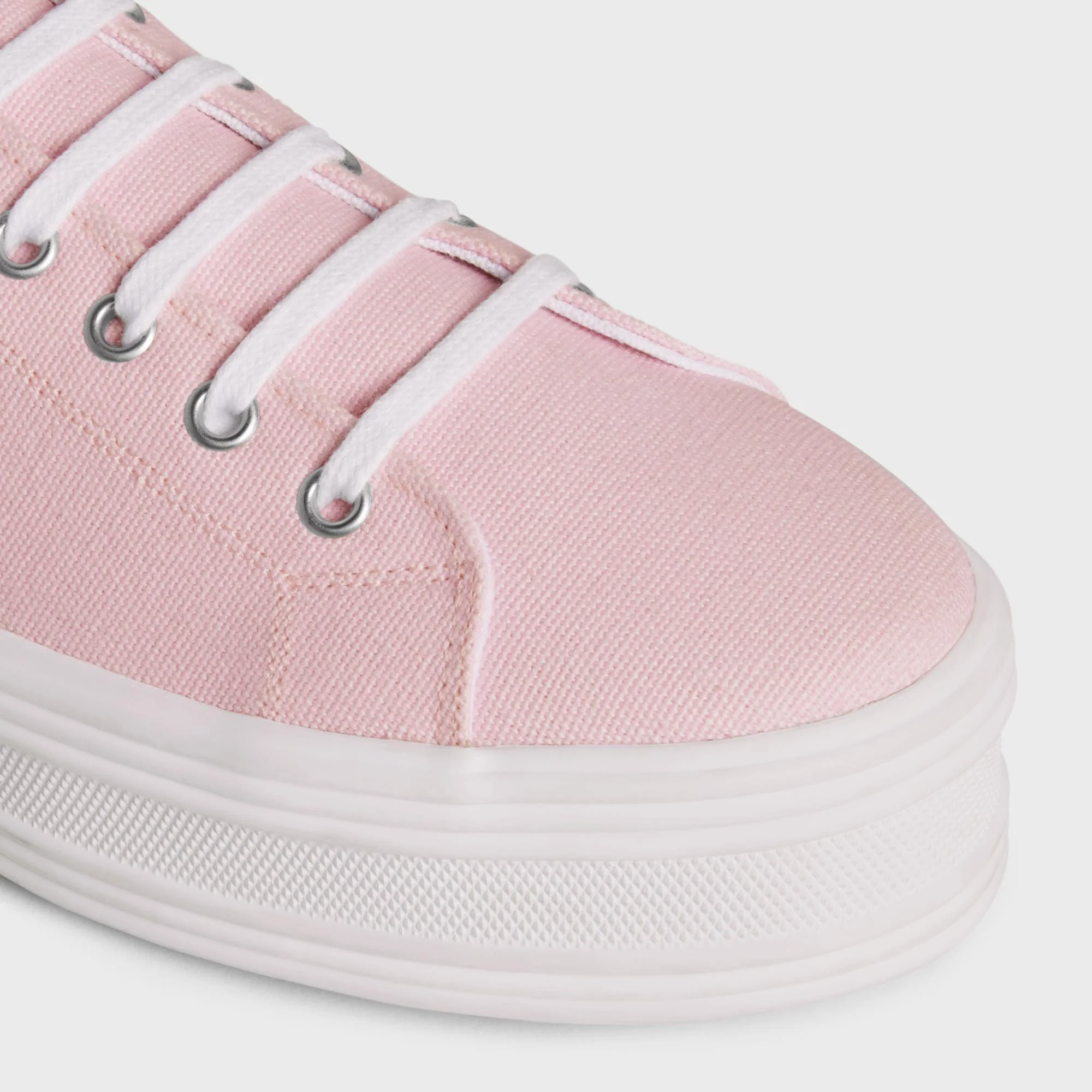 Low Lace-Up Sneaker W/Triomph - Light Pink - Image 4