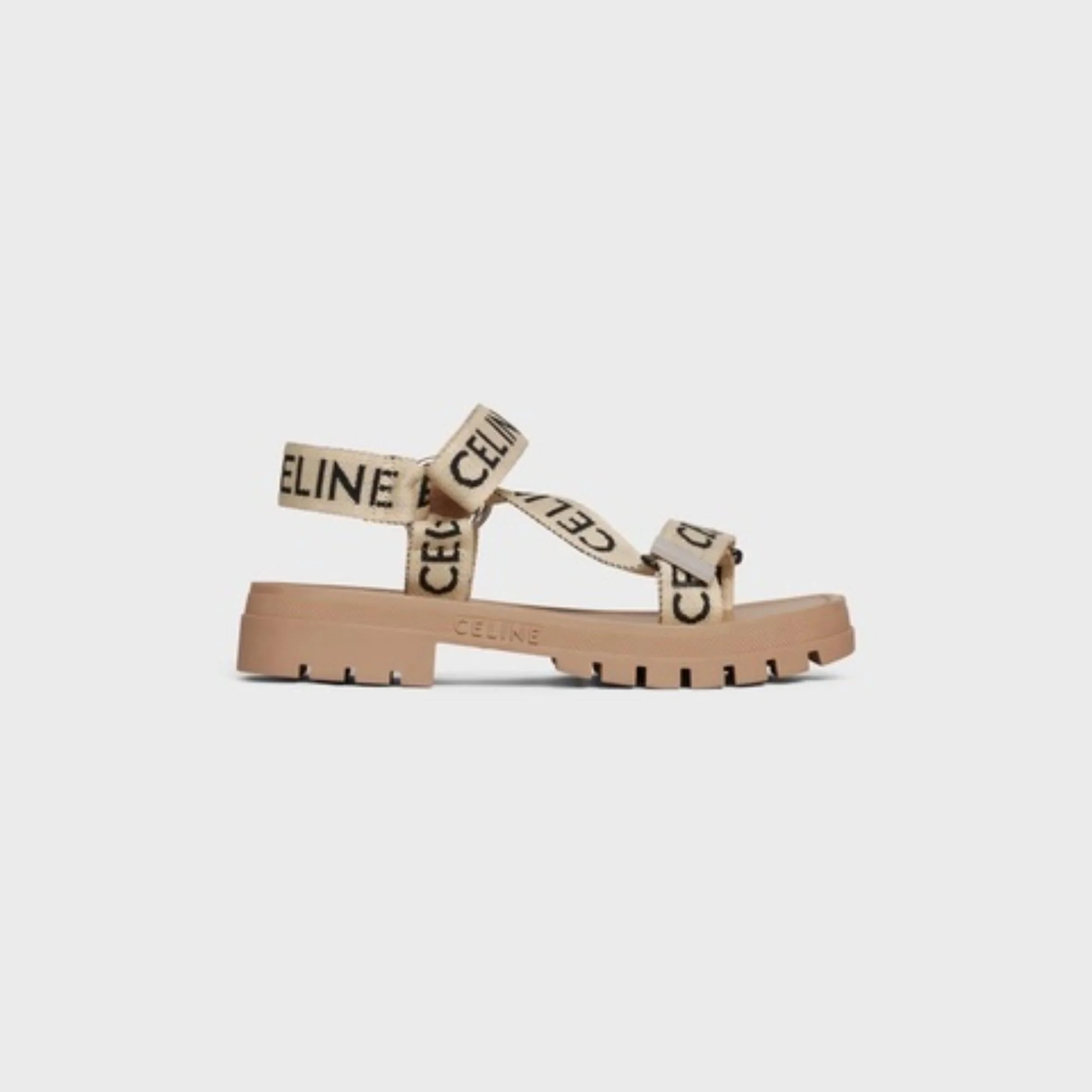 Strappy Sandal 40 - Sand/Black