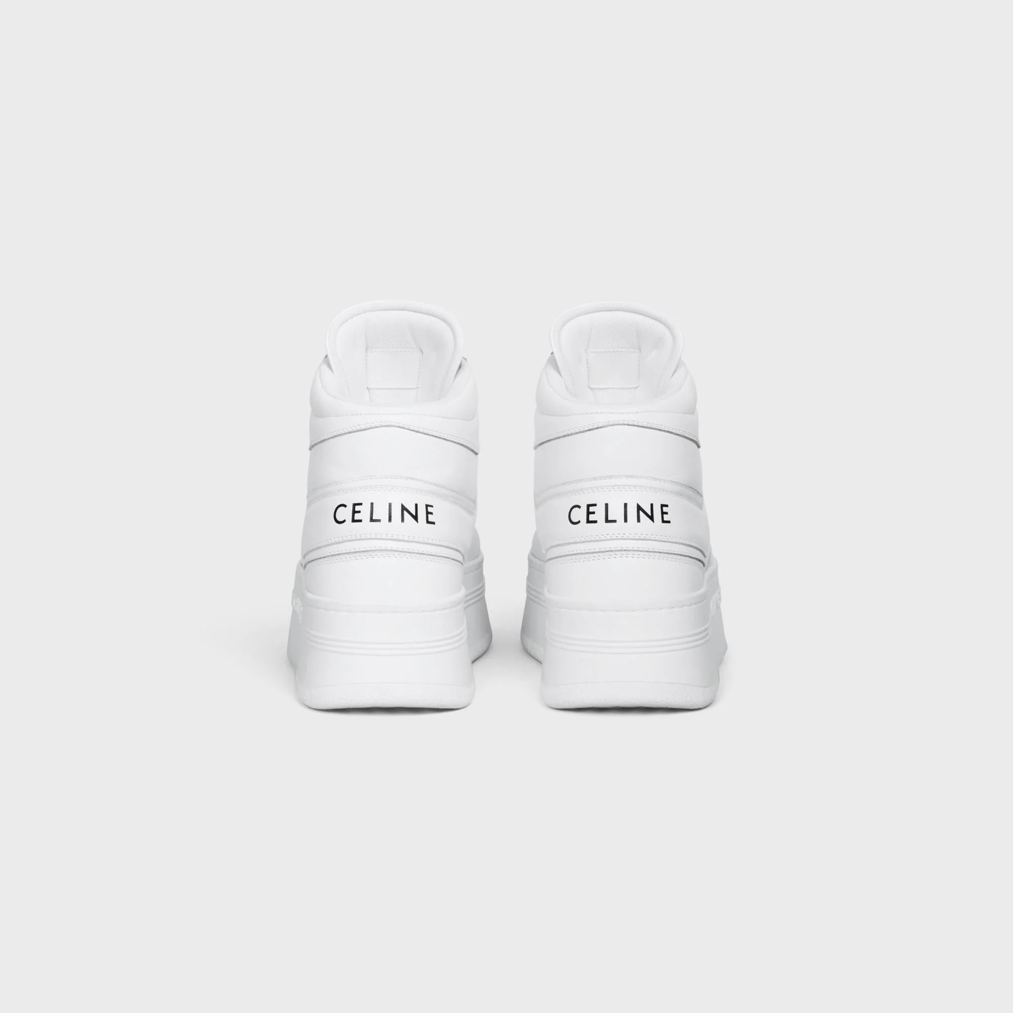 Wedge High Top Sneaker 50 - Optic White - Image 6
