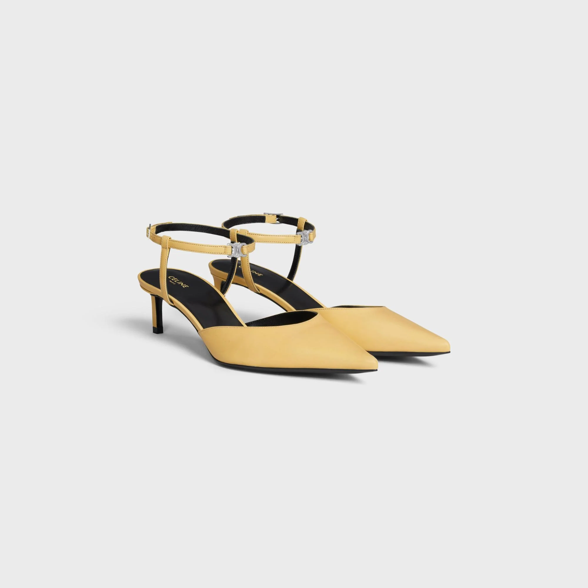 Triomphe Strap Pump 50 - Yellow - Image 2