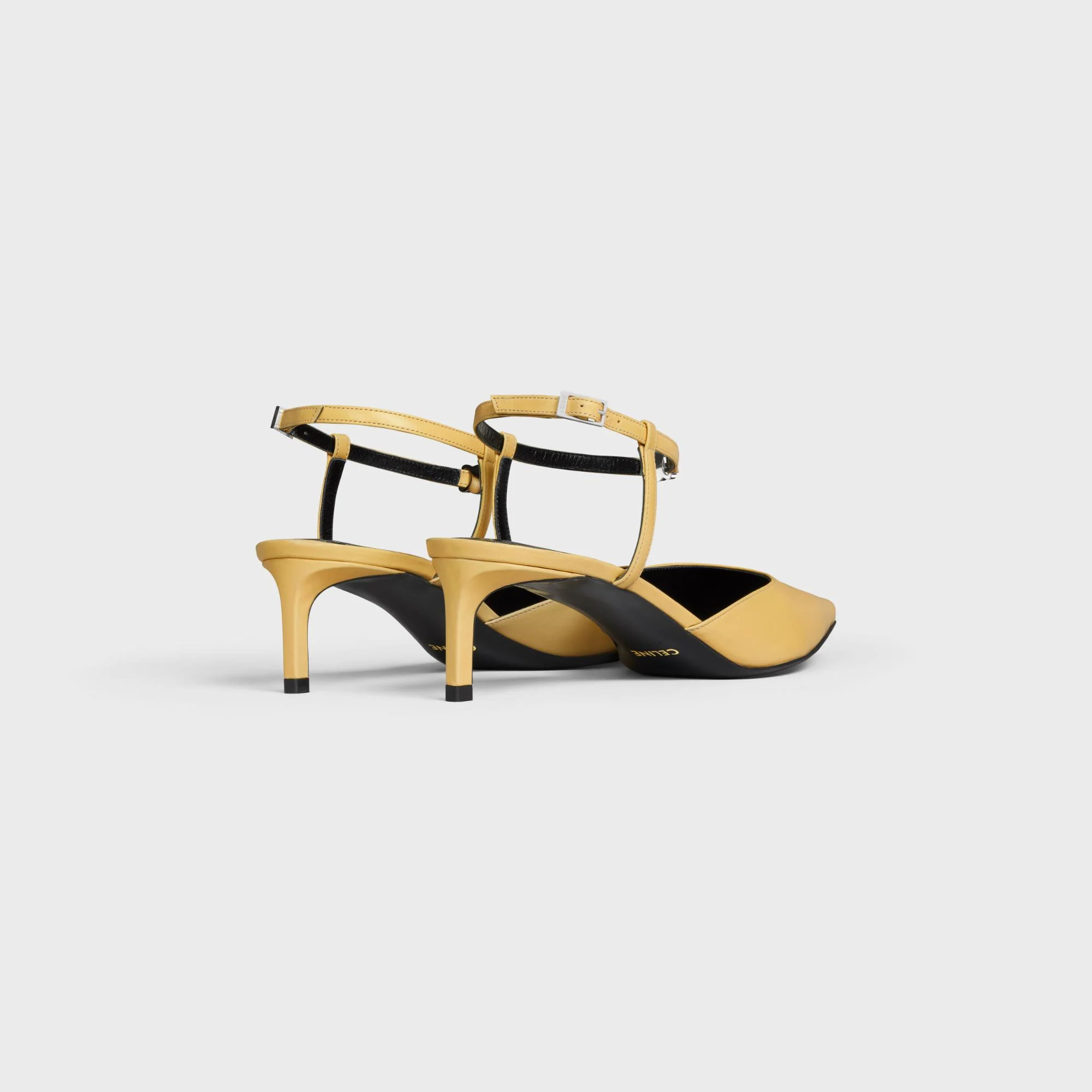 Triomphe Strap Pump 50 - Yellow - Image 3