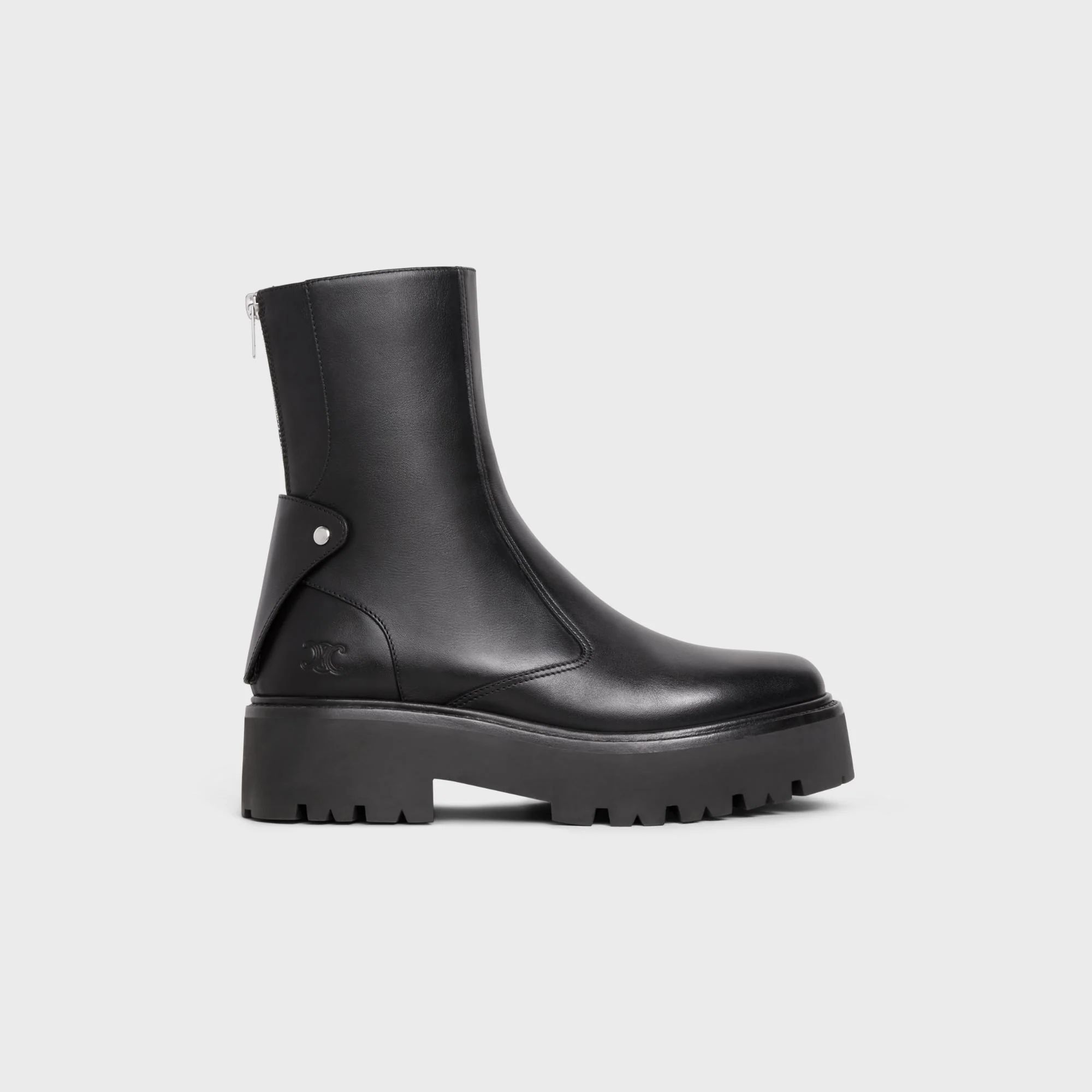 Zipped Boot W/Triomphe 45 - Black