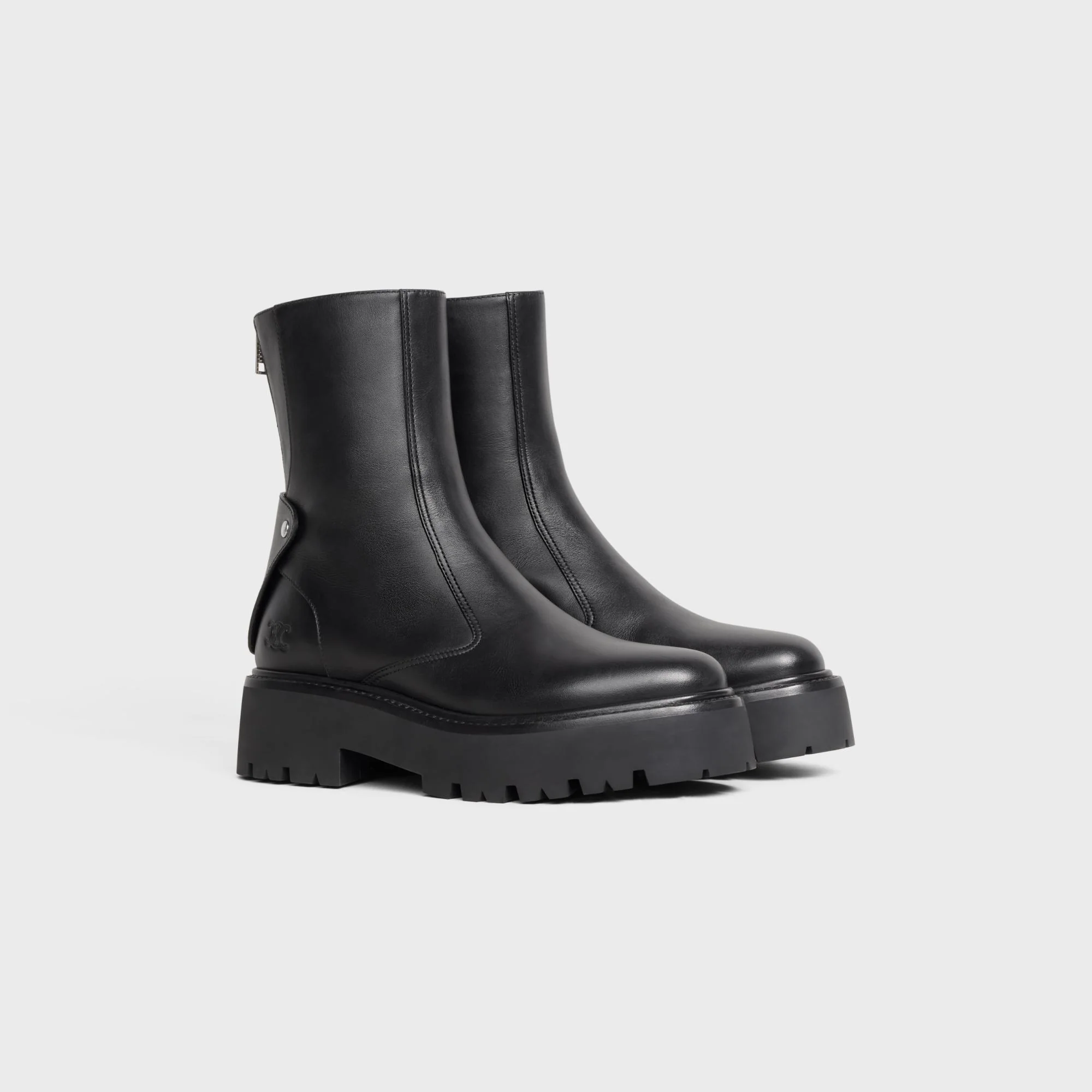 Zipped Boot W/Triomphe 45 - Black - Image 2