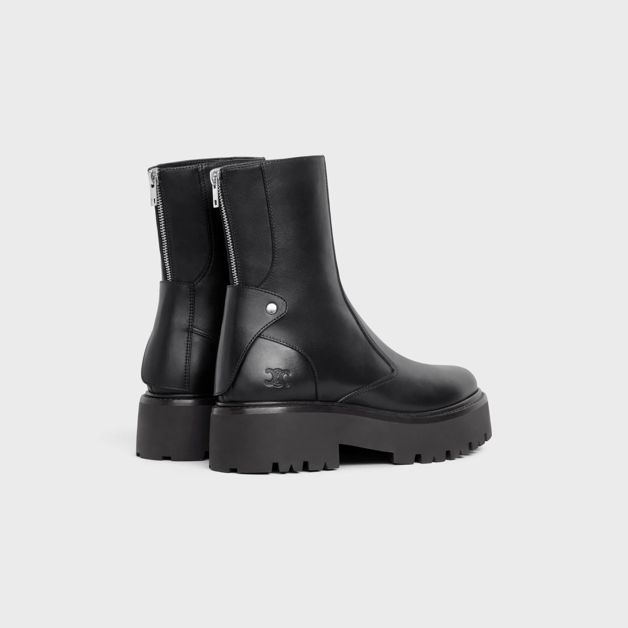 Zipped Boot W/Triomphe 45 - Black - Image 3