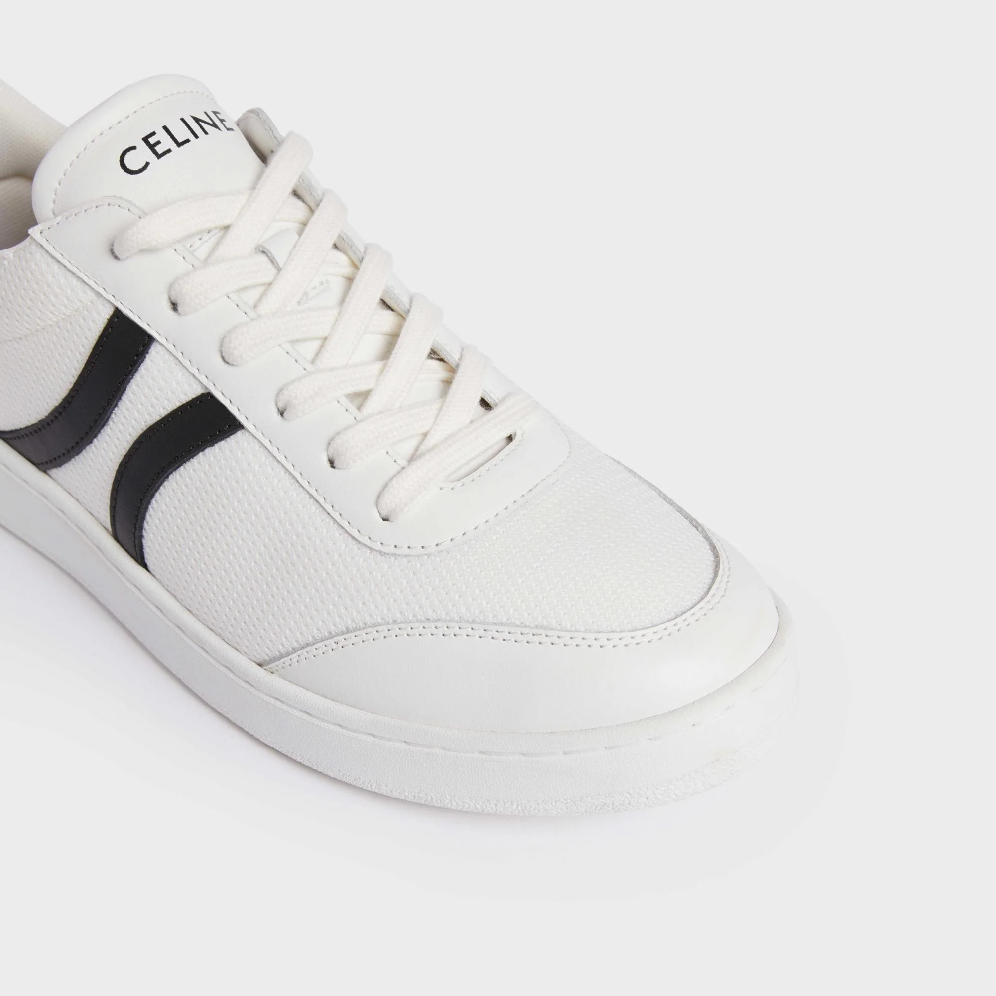 Tennis Sneaker 05 - Optic White/Black - Image 2