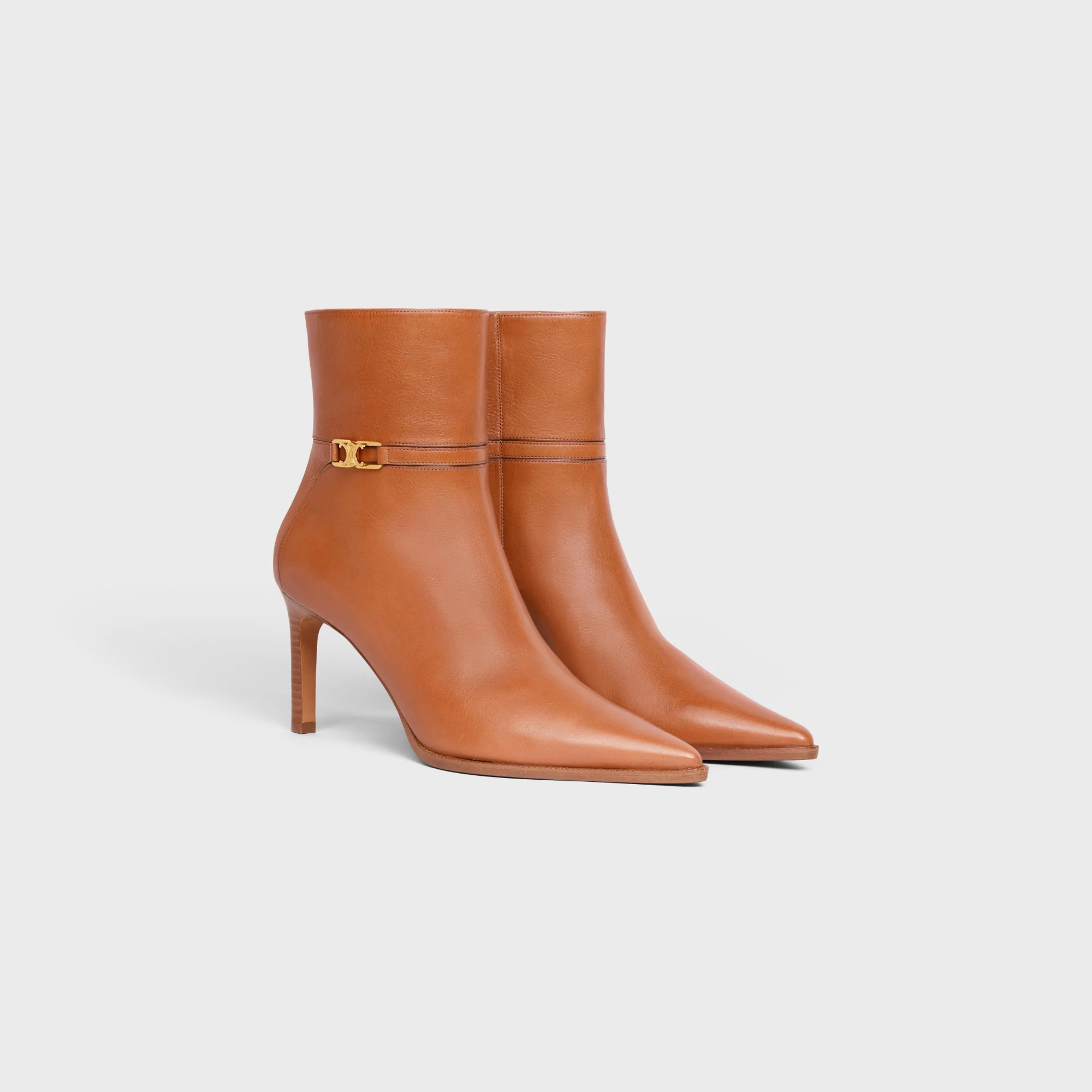 Ankle Boot W/ Triomphe 80 - Honey - Image 2