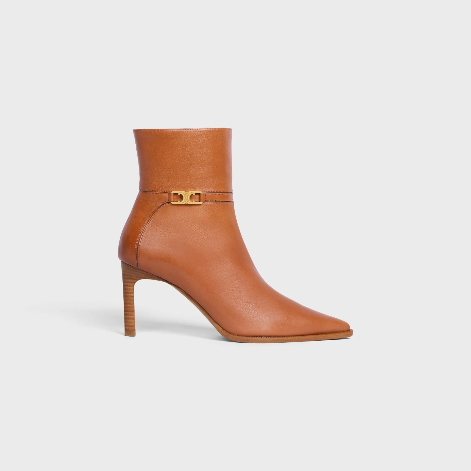 Ankle Boot W/ Triomphe 80 - Honey - Image 5