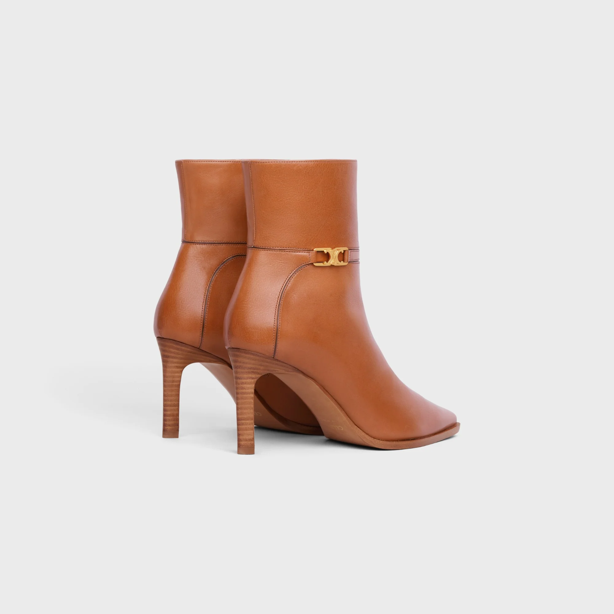 Ankle Boot W/ Triomphe 80 - Honey - Image 7