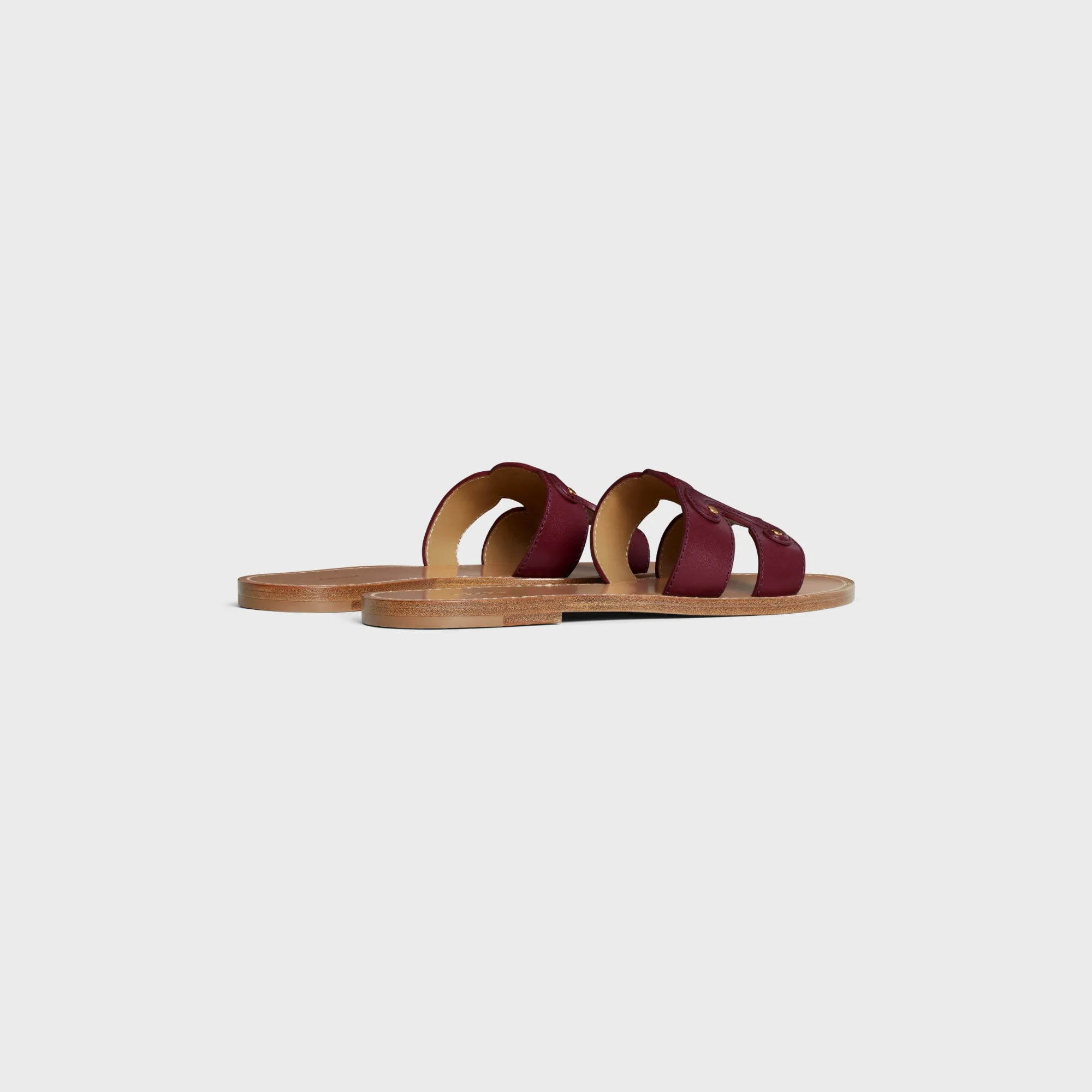 Triomphe Mule 05 - Light Burgundy - Image 3