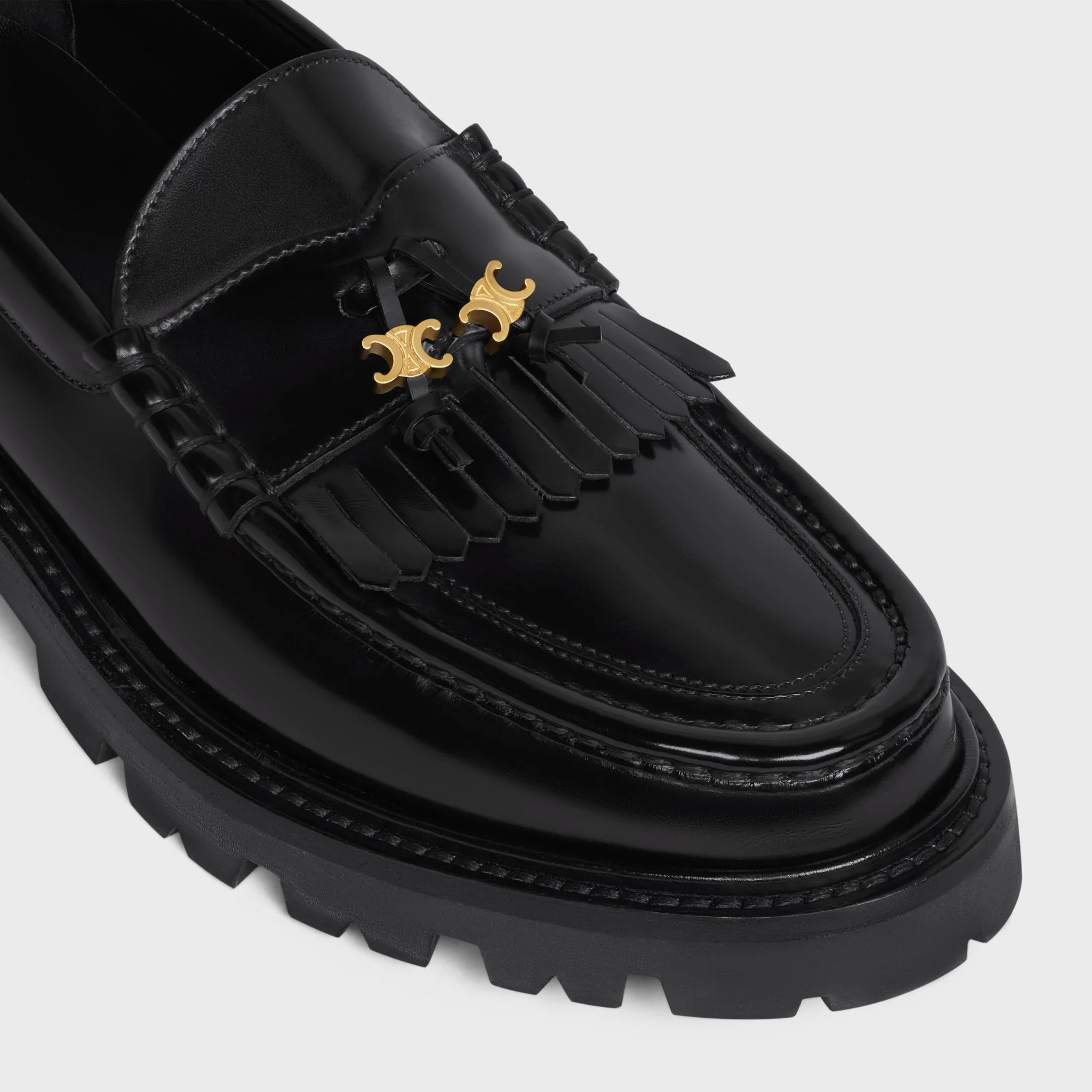 Chunky Loafer Triomphetassels3 - Black - Image 4
