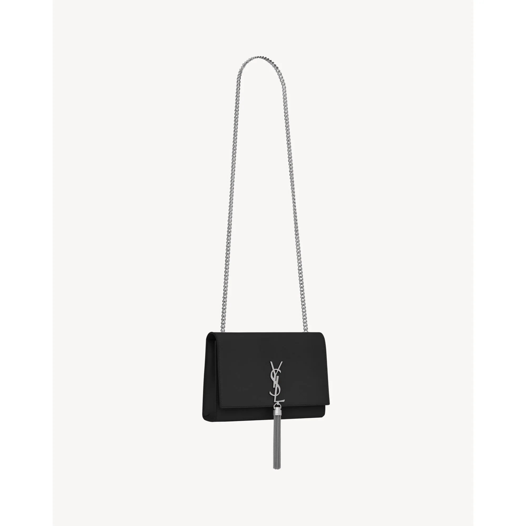 Medium Kate Tassel Chain Bag - Nero - Image 5