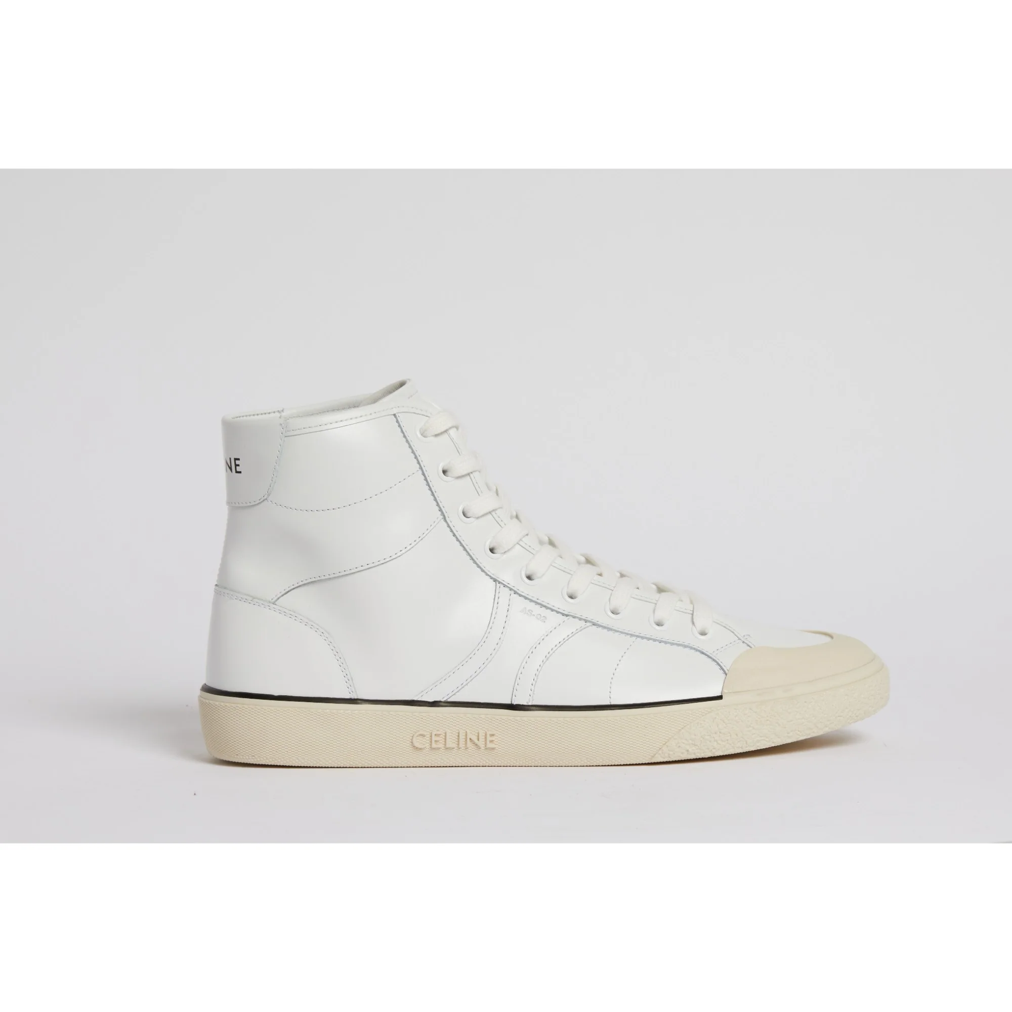 As-02 Mid Lace-Up Sneaker - Optic White - Image 4