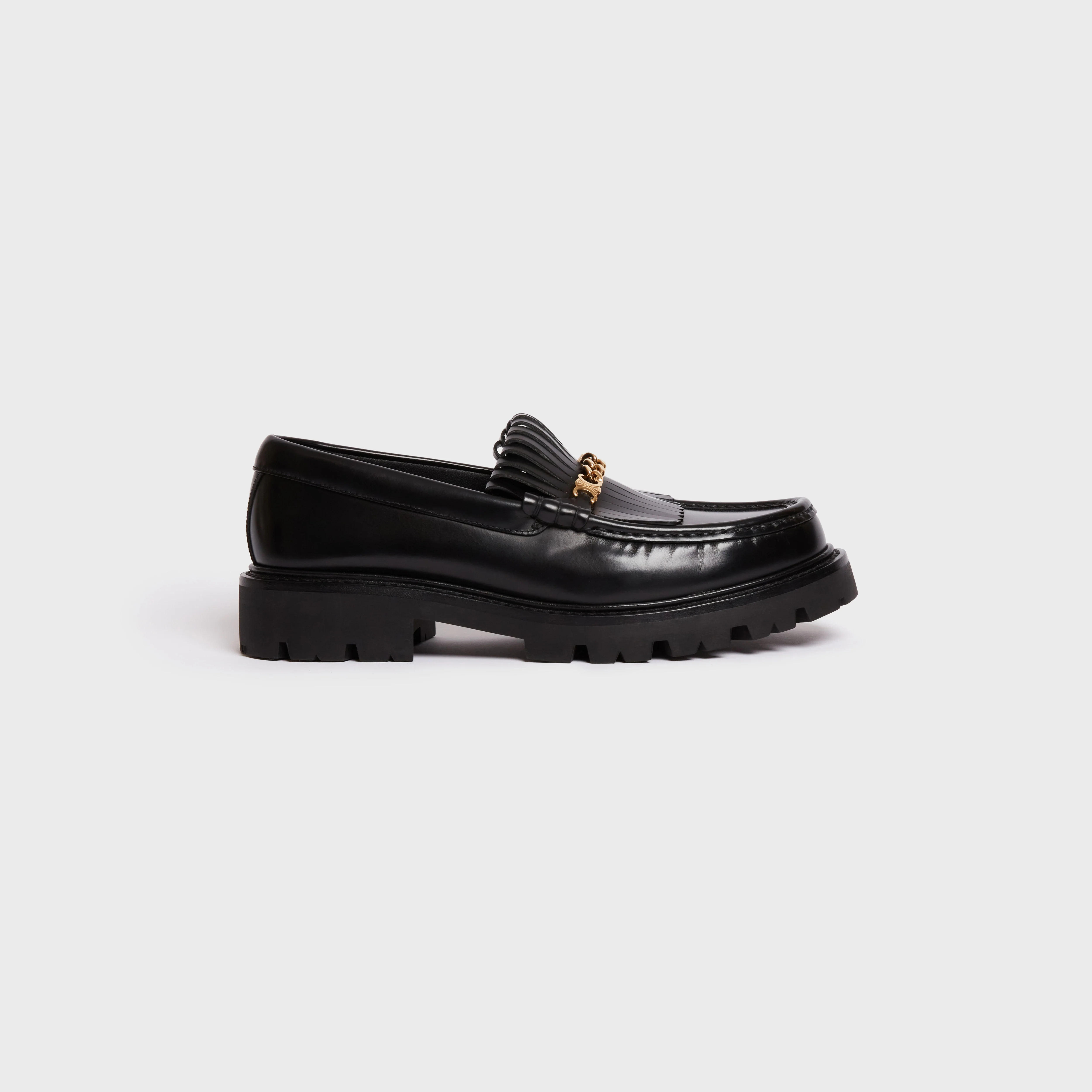 Chunky Loafer Fringes & Triomp - Black