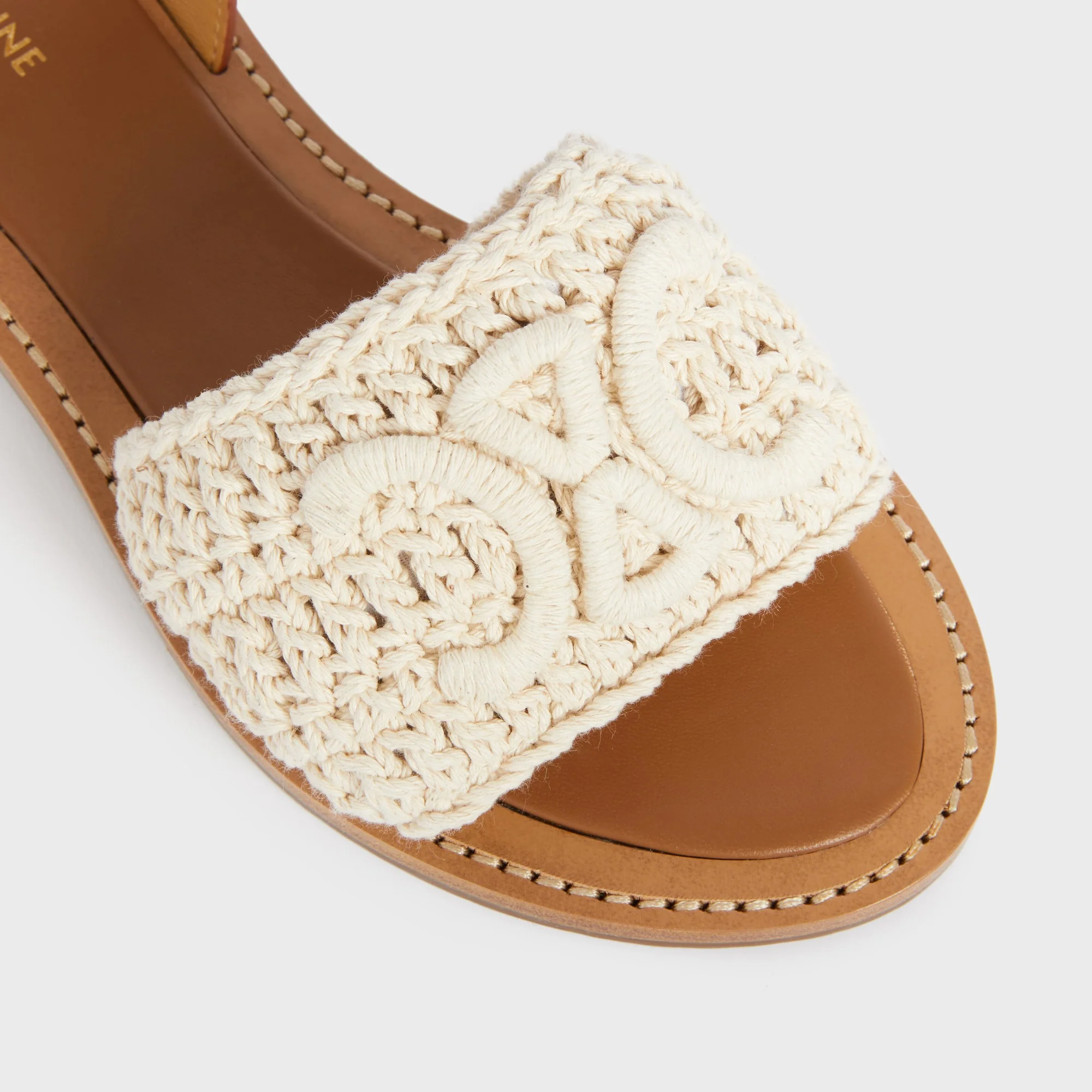 Sandal 15 - Ecru/Tan - Image 2