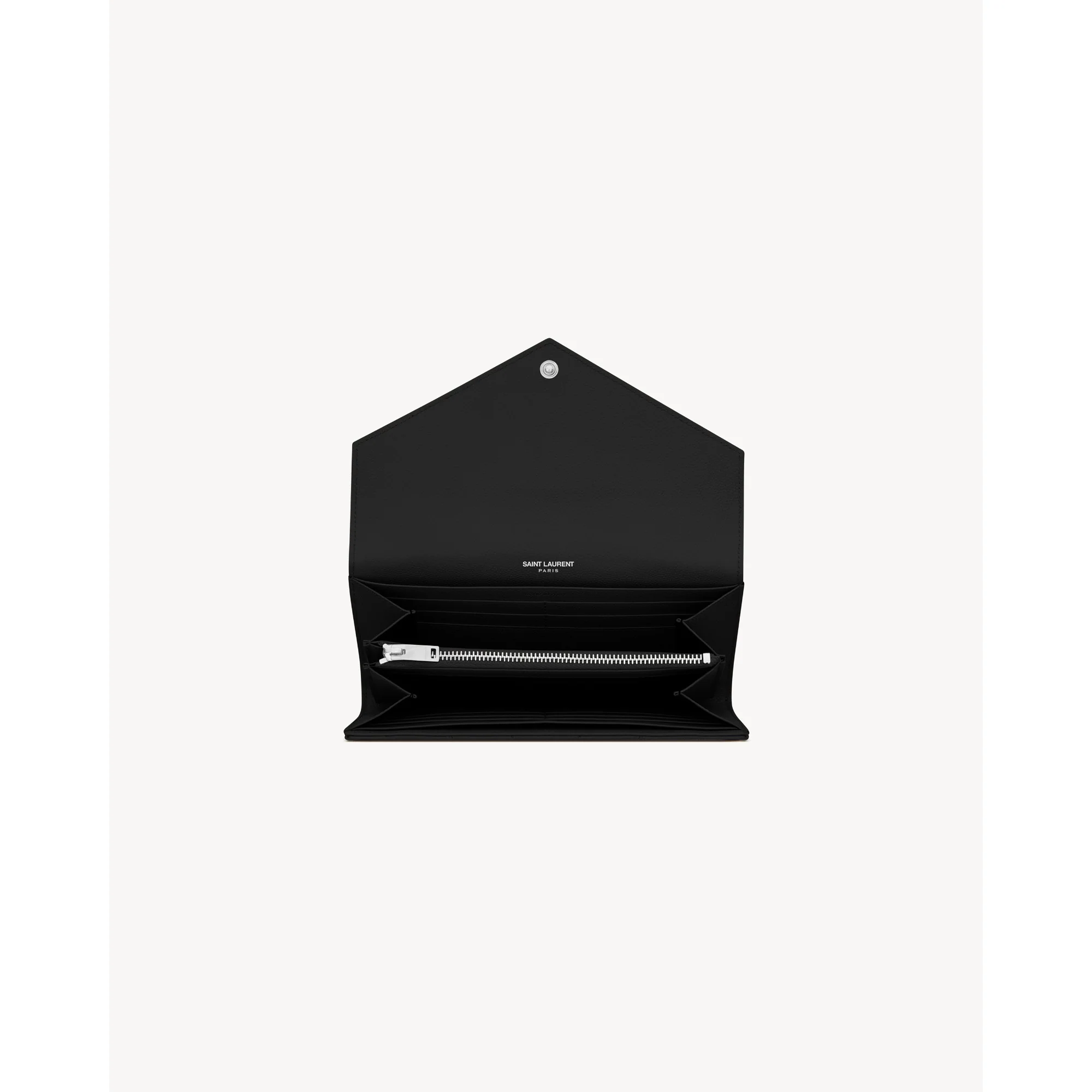 Large Flap Wallet - Nero - Image 4
