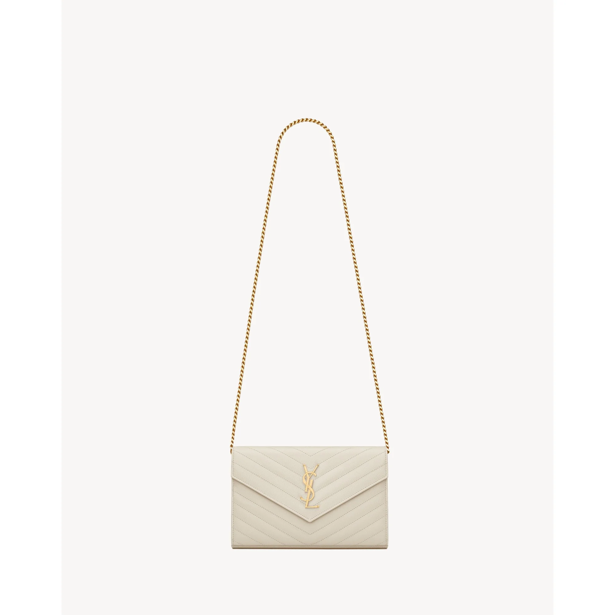 Classic Chain Wallet - Crema Soft