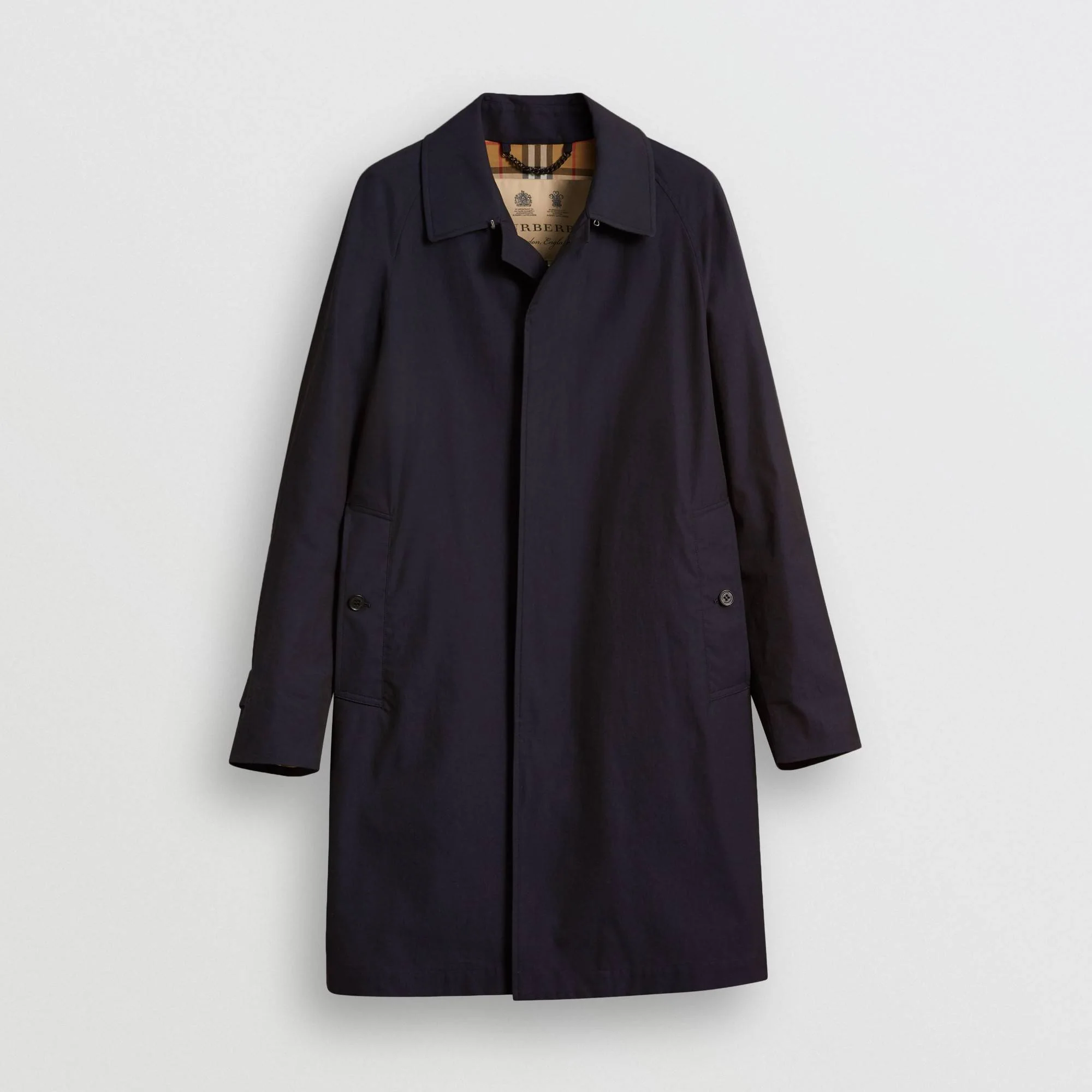 The Camden Car Coat - Blue Carbon - Image 3