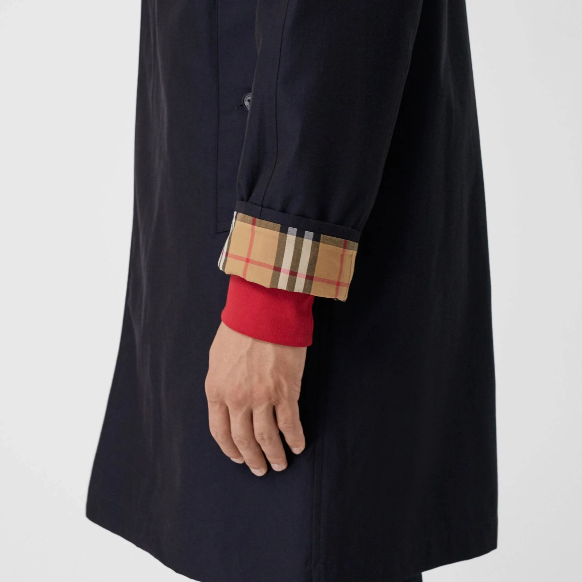The Camden Car Coat - Blue Carbon - Image 4