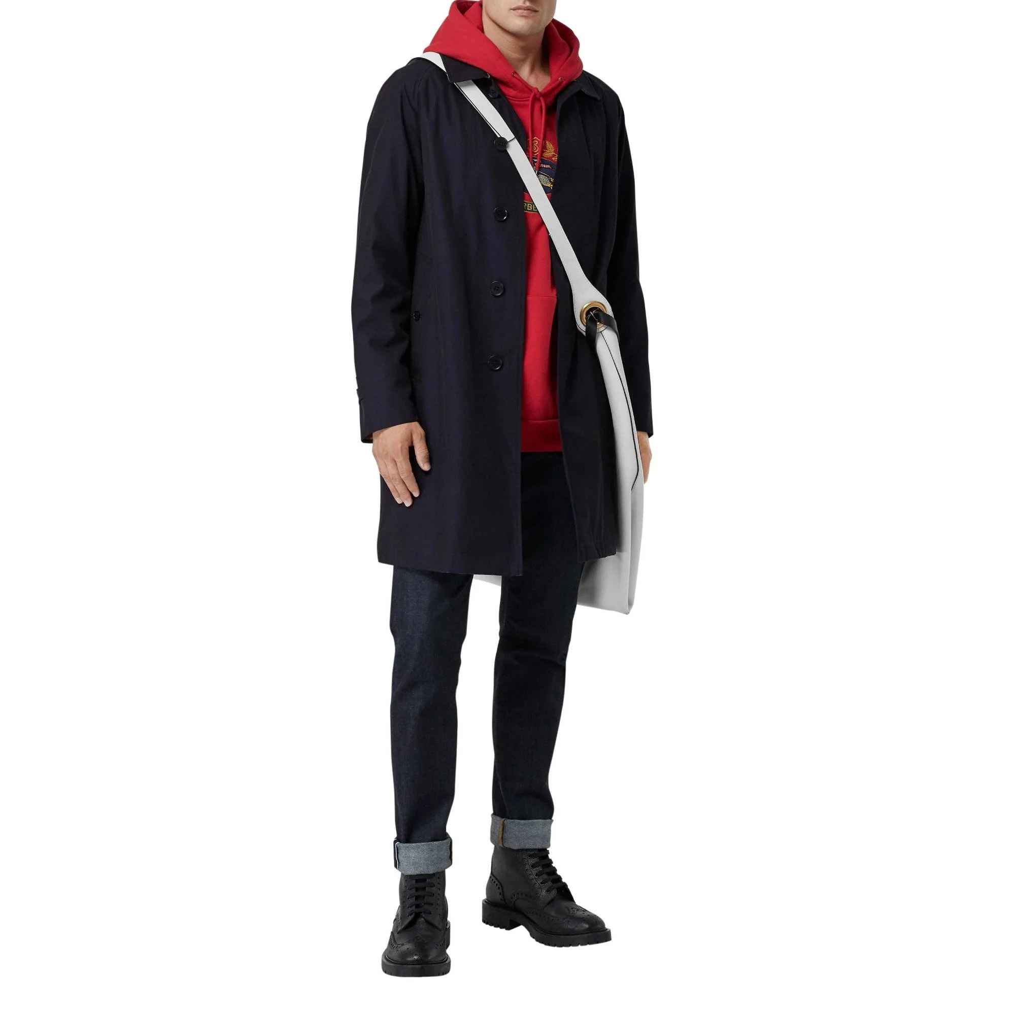 The Camden Car Coat - Blue Carbon - Image 8