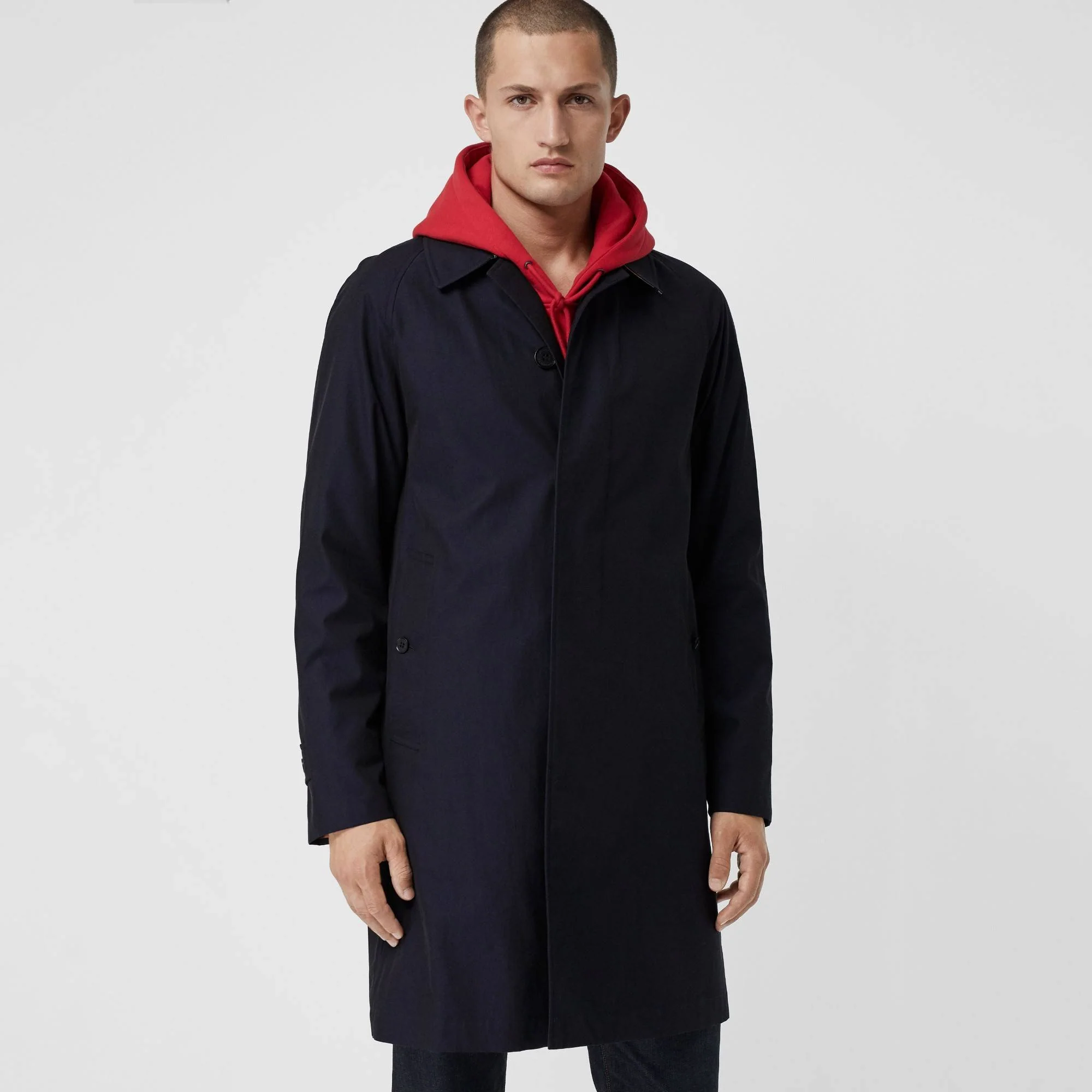 The Camden Car Coat - Blue Carbon - Image 6