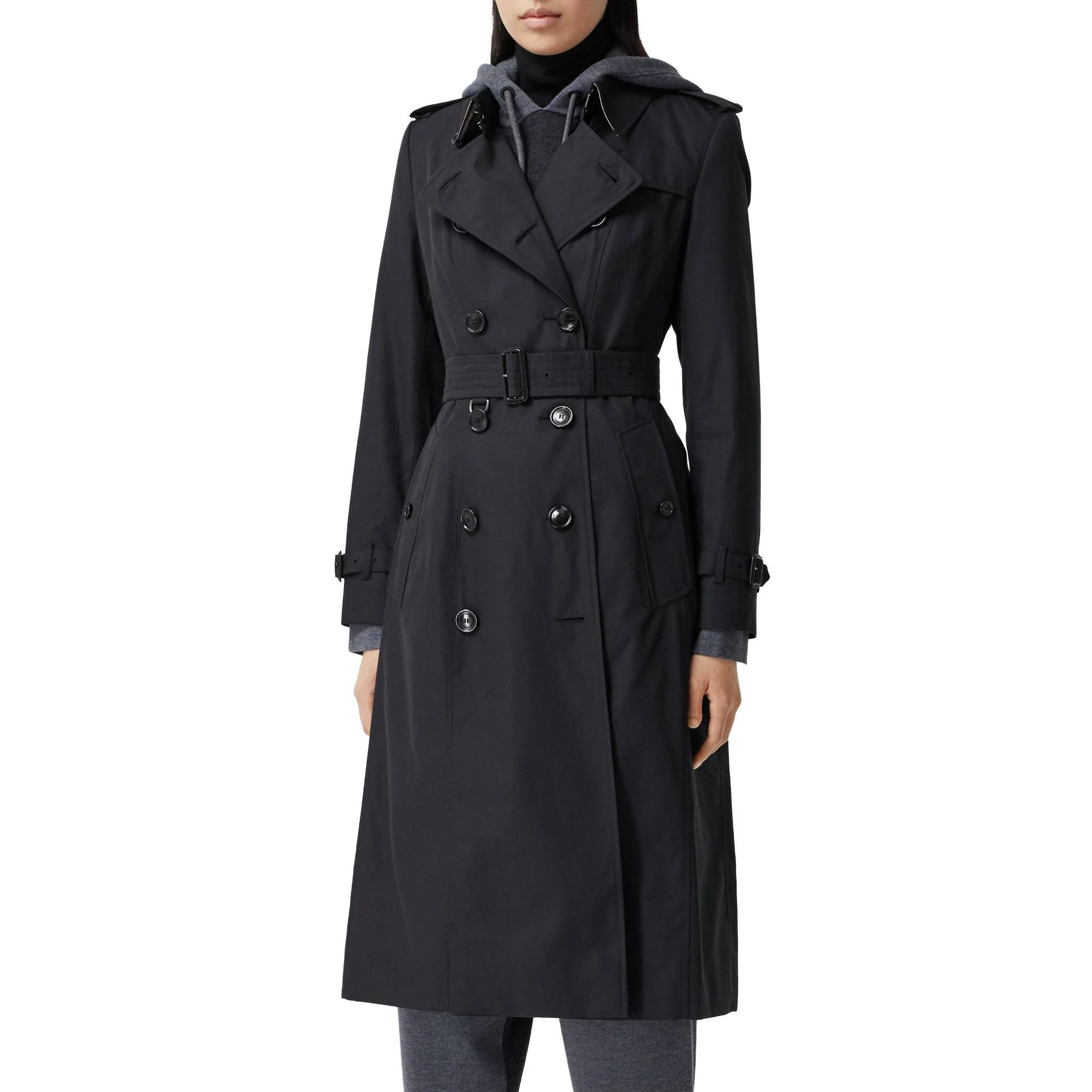 The Long Chelsea Heritage Trench Coat - Midnight - Image 10