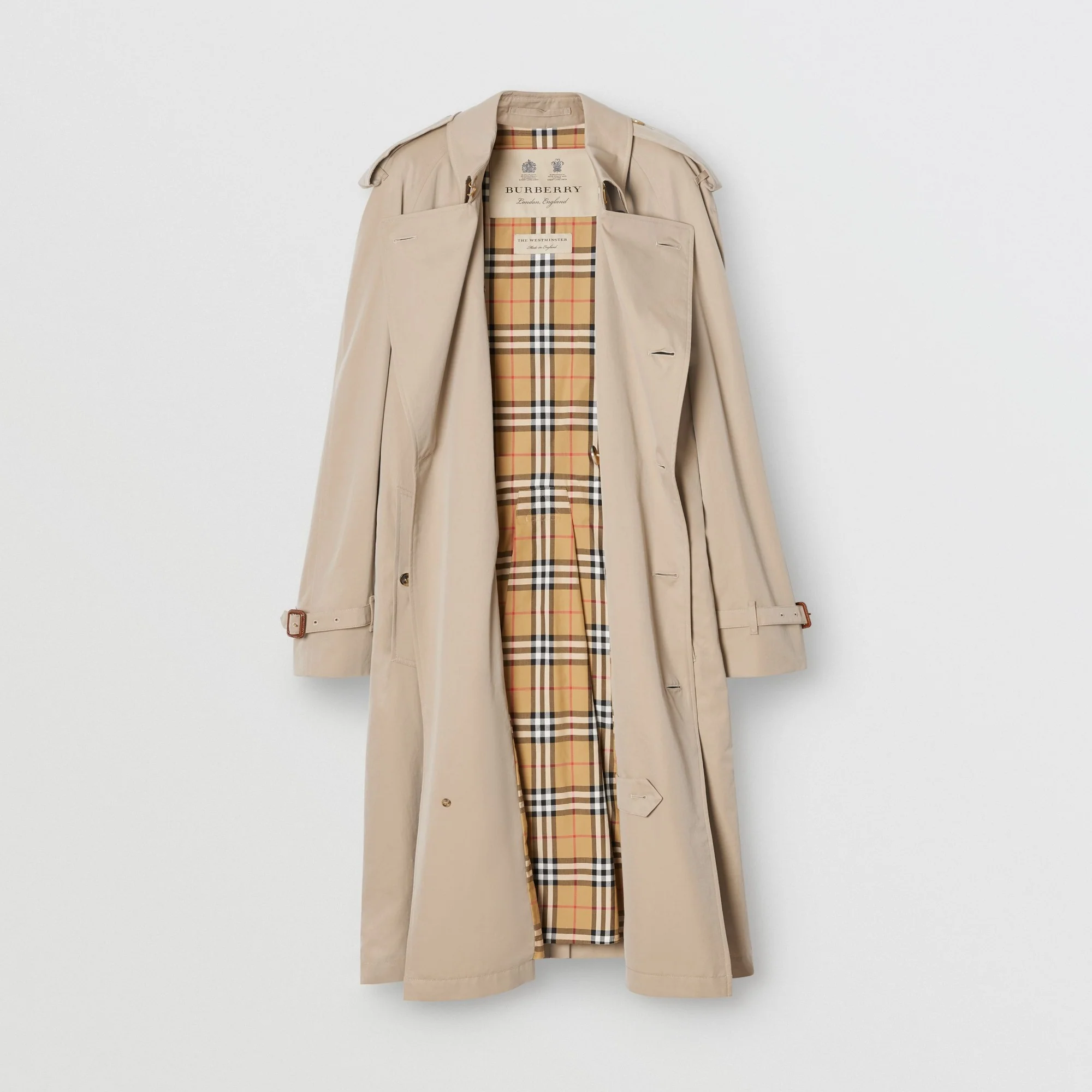 The Westminster Heritage Trench Coat - Honey - Image 7