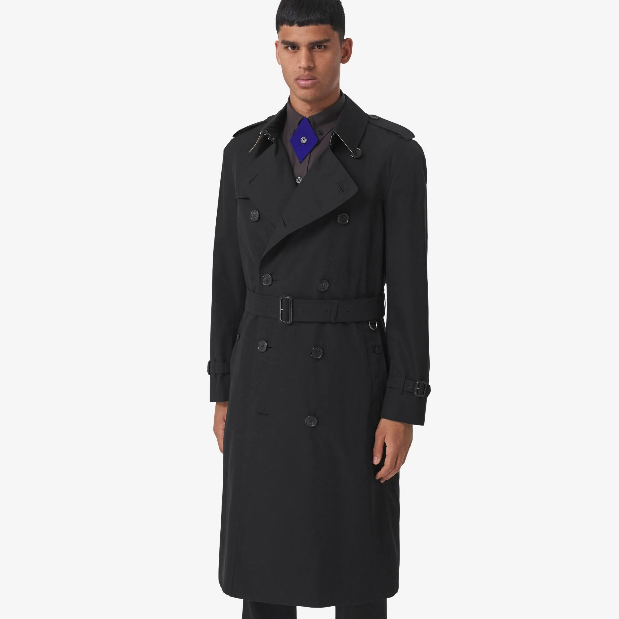 The Mid-length Kensington Heritage Trench Coat - Black - Image 3