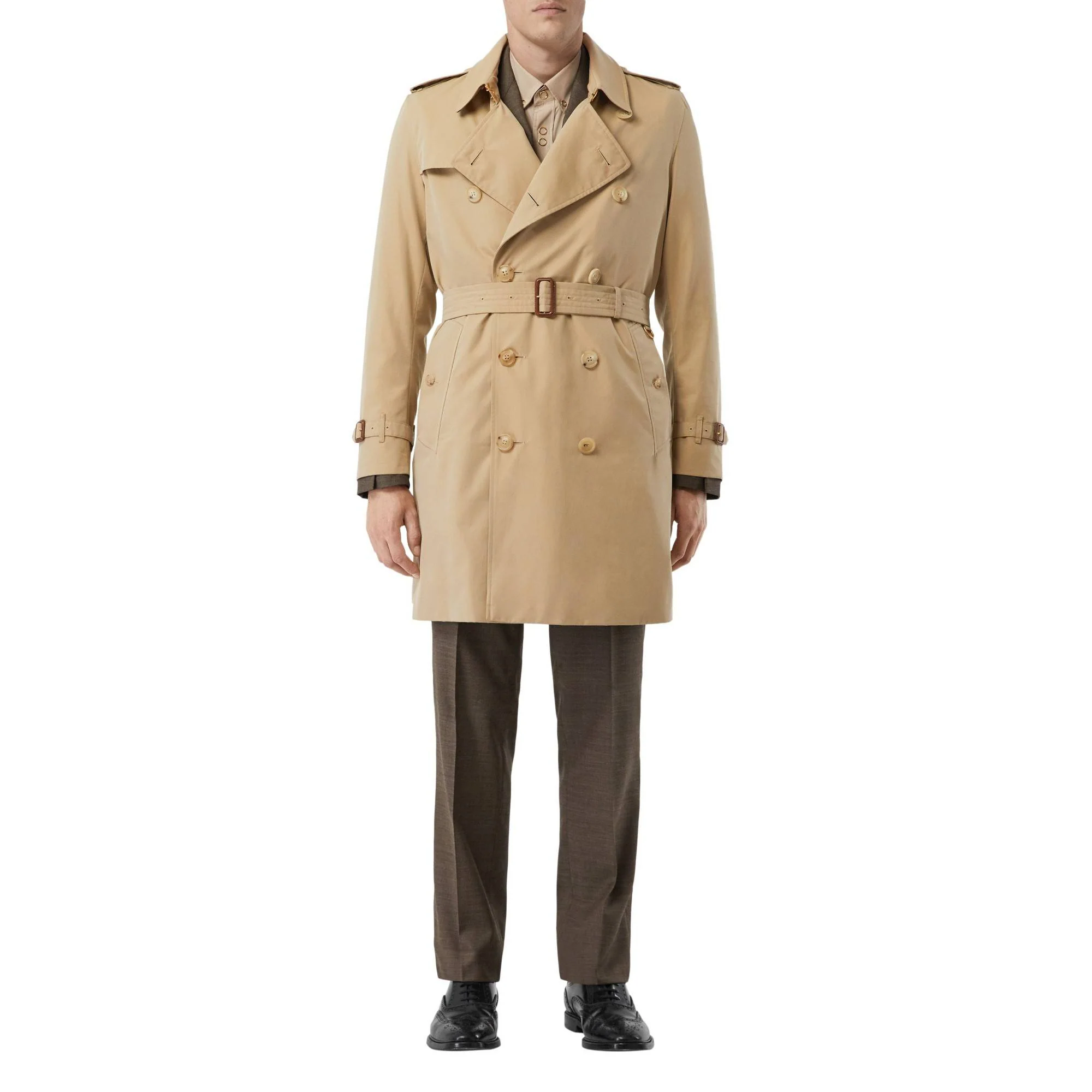 The Mid-length Kensington Heritage Trench Coat - Honey - Image 11