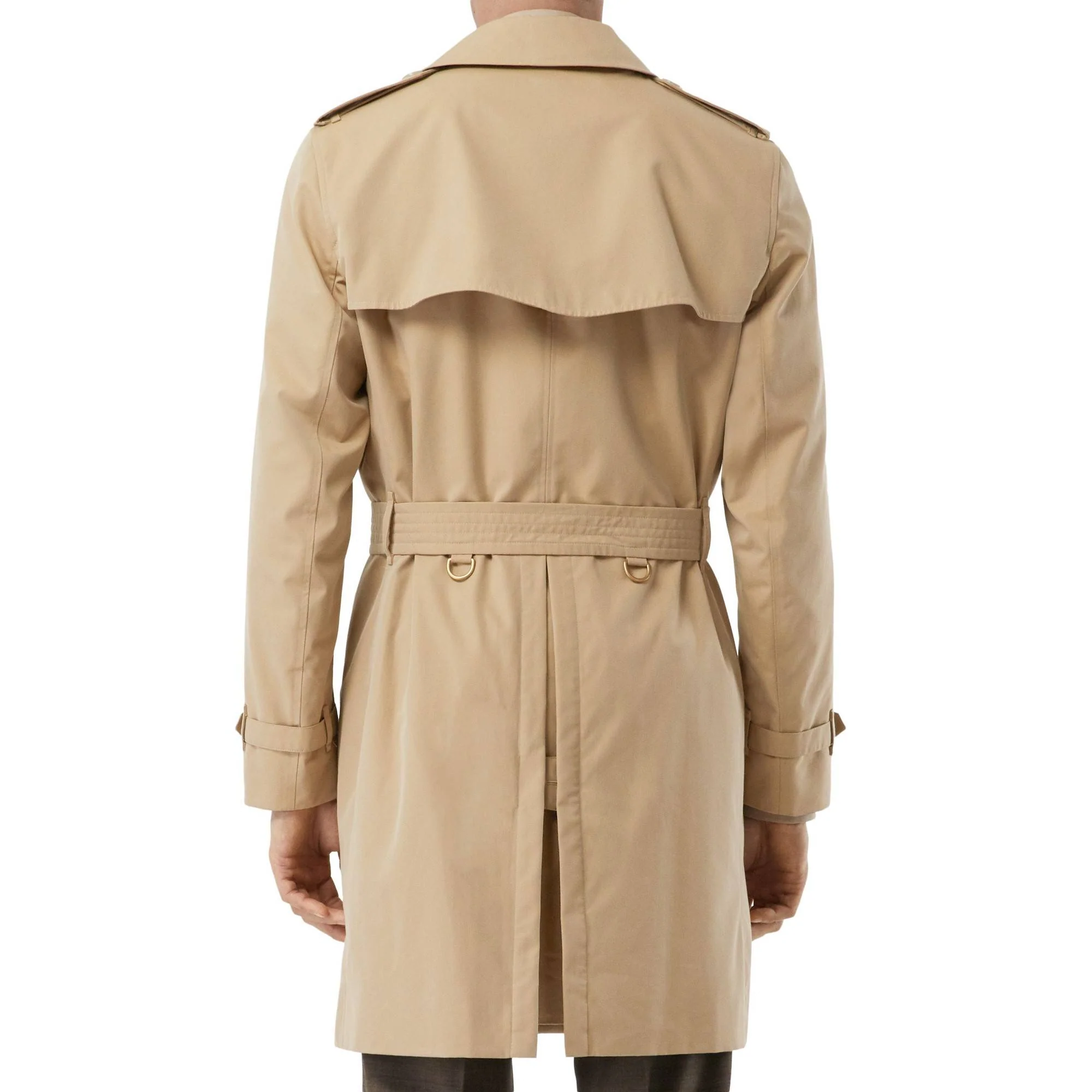 The Mid-length Kensington Heritage Trench Coat - Honey - Image 13