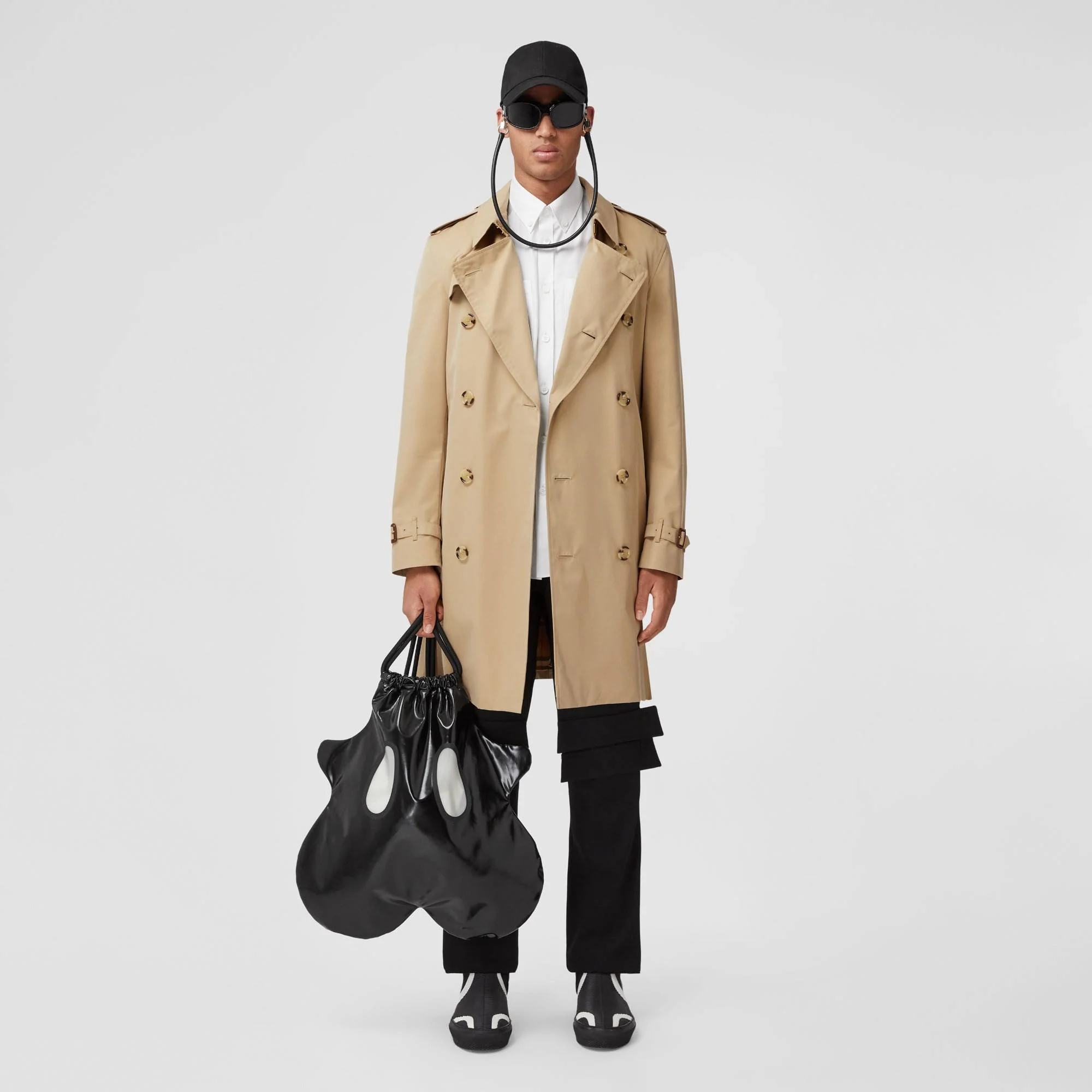 The Mid-length Kensington Heritage Trench Coat - Honey - Image 3