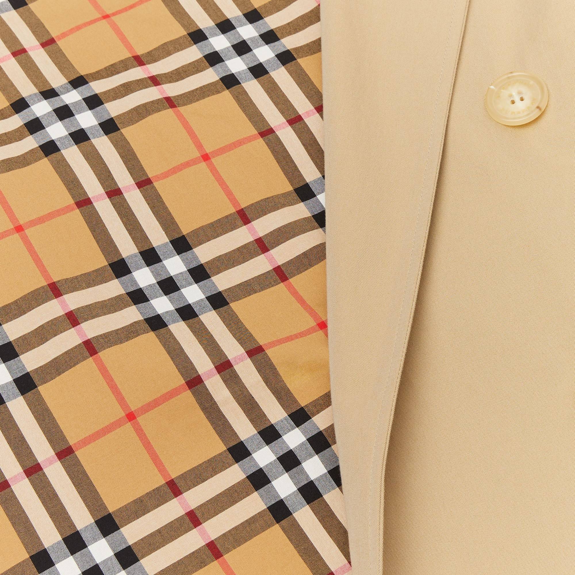 The Mid-length Kensington Heritage Trench Coat - Honey - Image 5