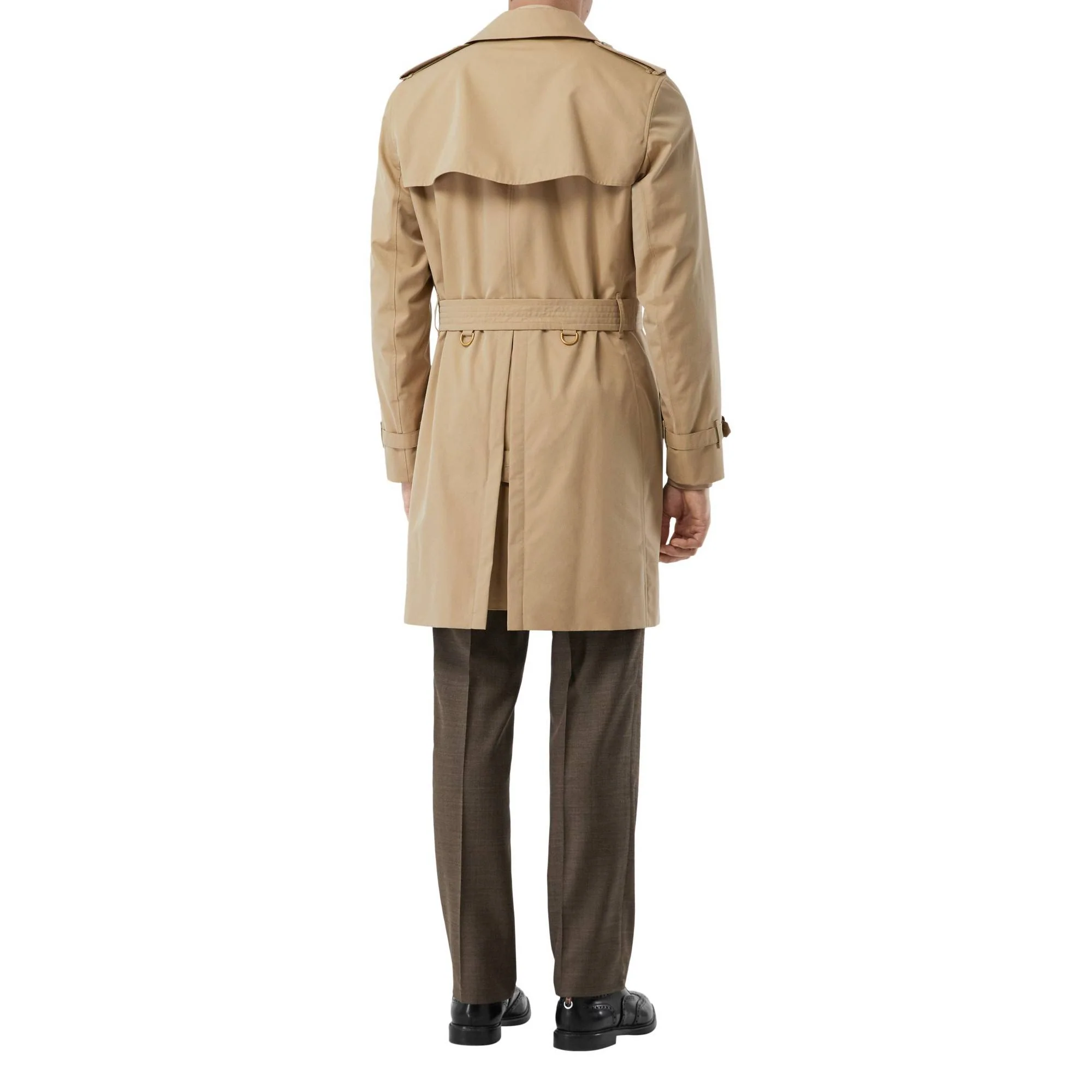 The Mid-length Kensington Heritage Trench Coat - Honey - Image 8