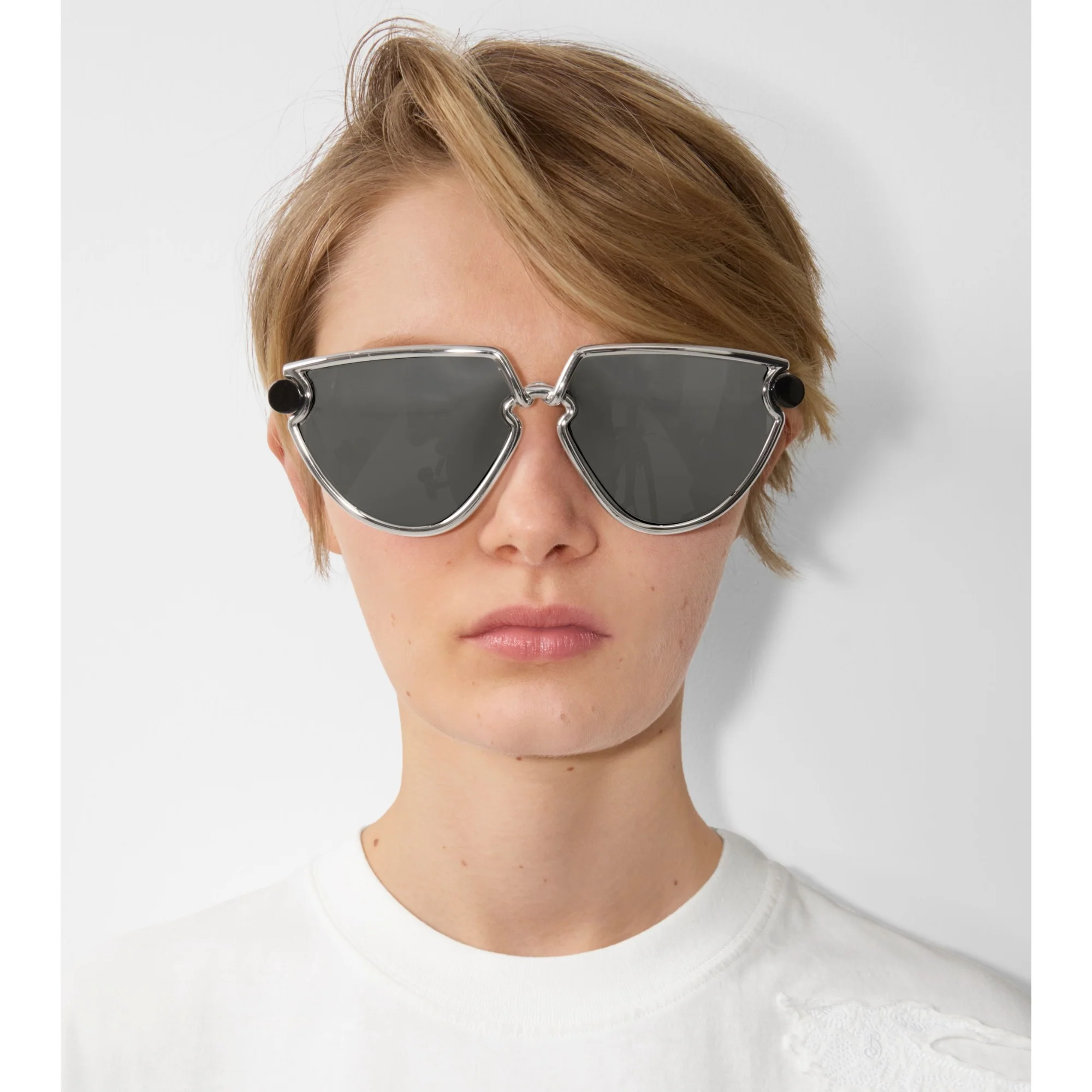 Clip Sunglasses - Silver - Image 4