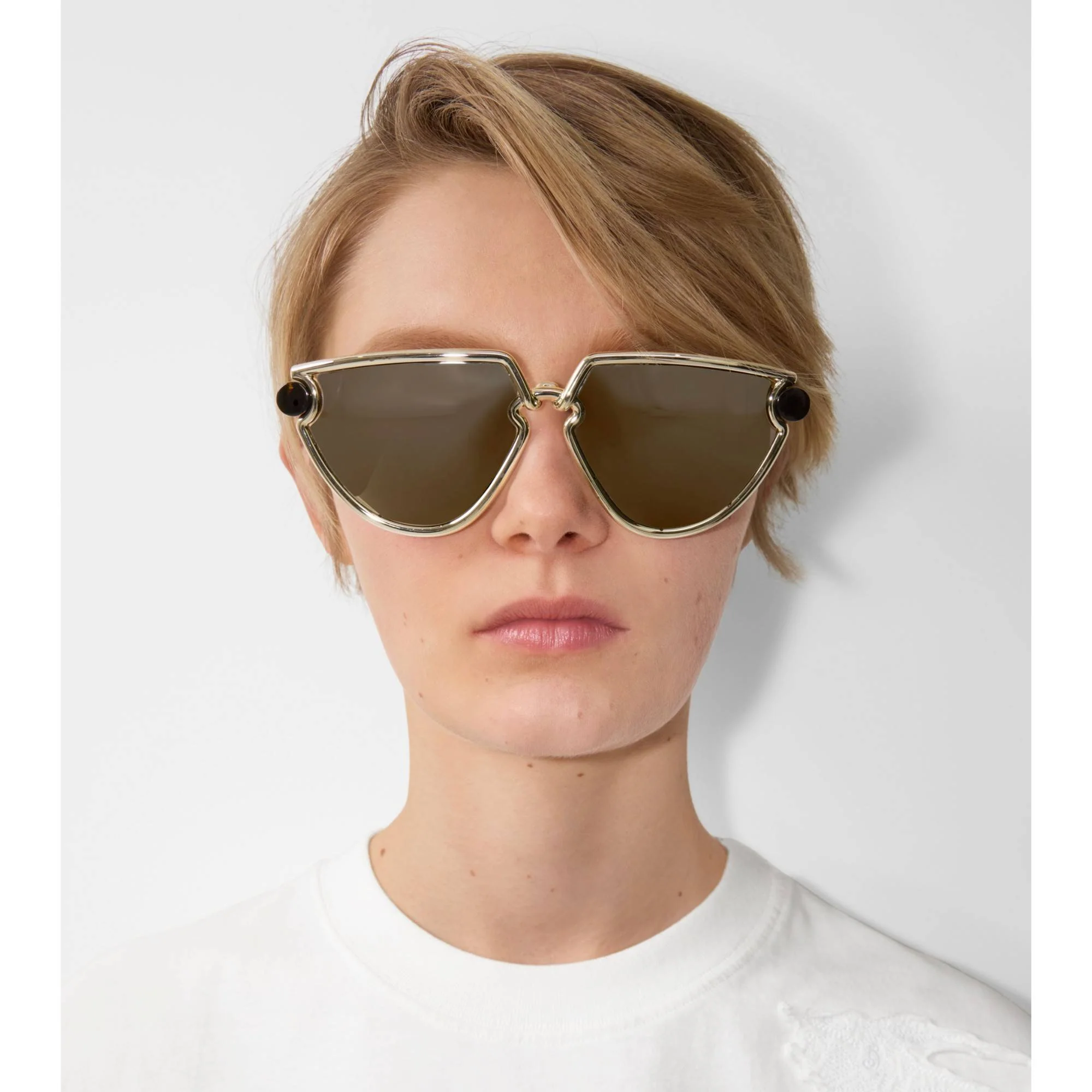 Clip Sunglasses - Gold - Image 4