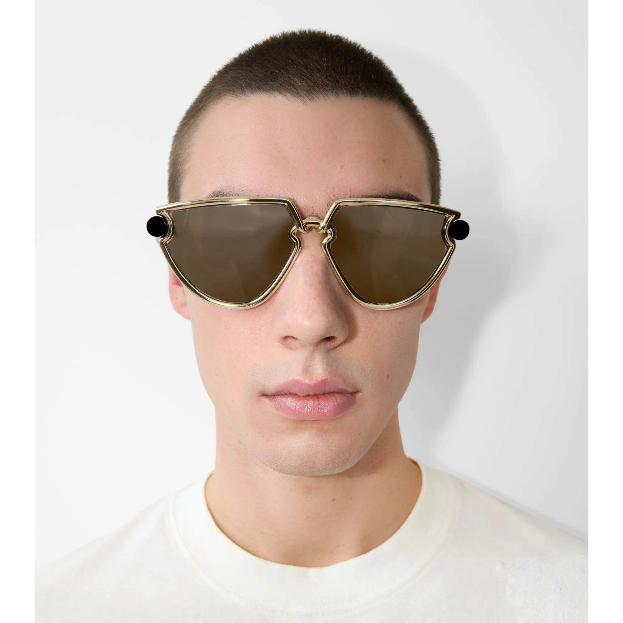 Clip Sunglasses - Gold - Image 6