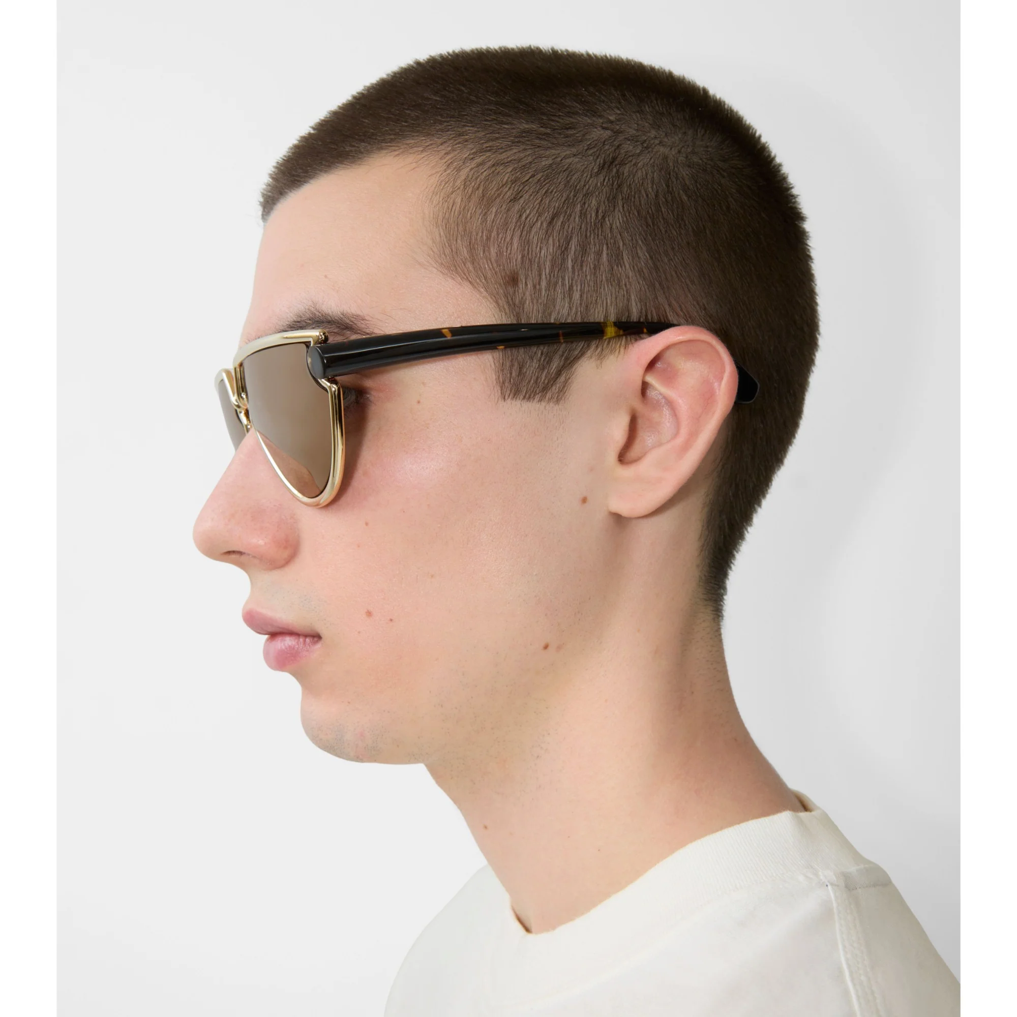 Clip Sunglasses - Gold - Image 7