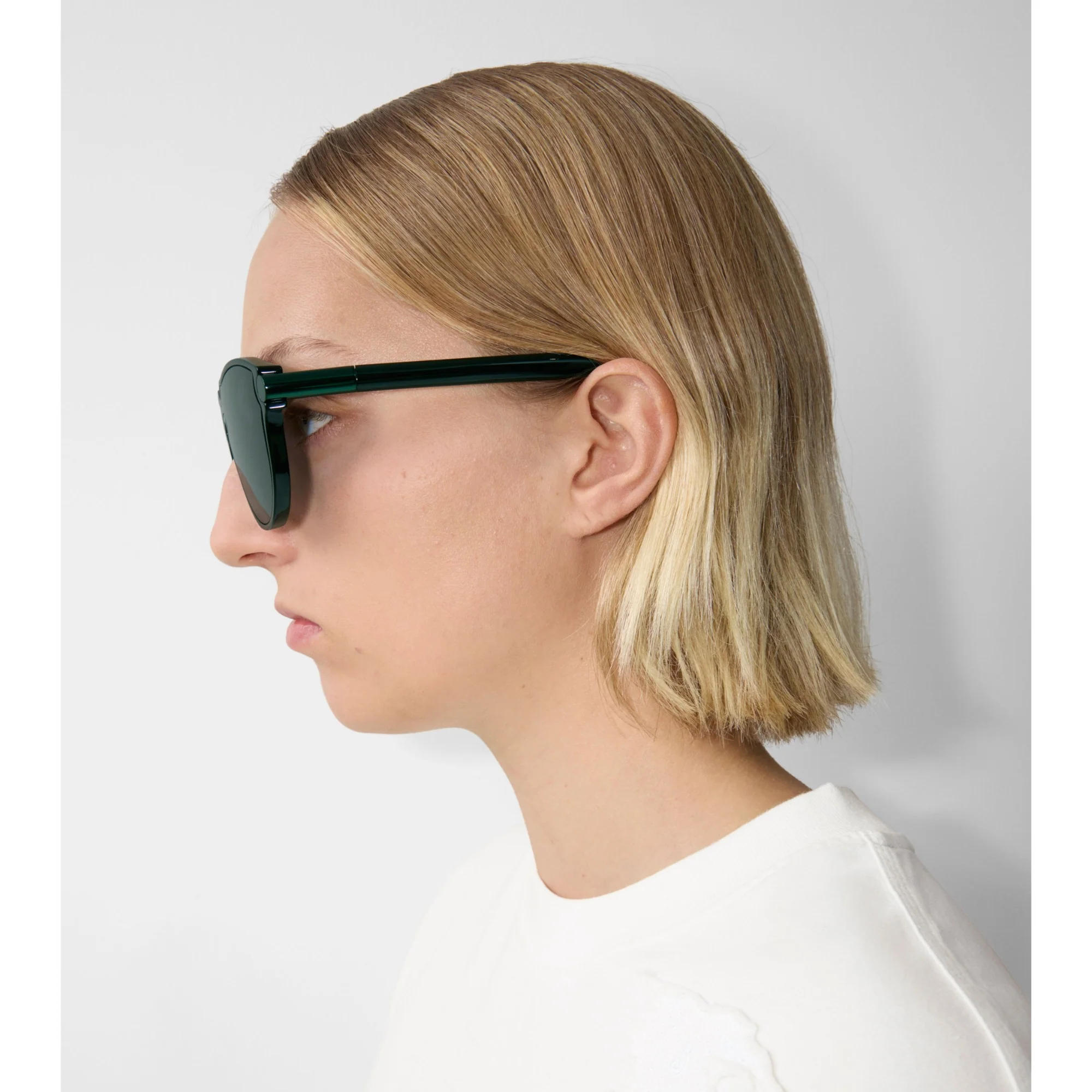 Tubular Sunglasses - Dark Green - Image 5
