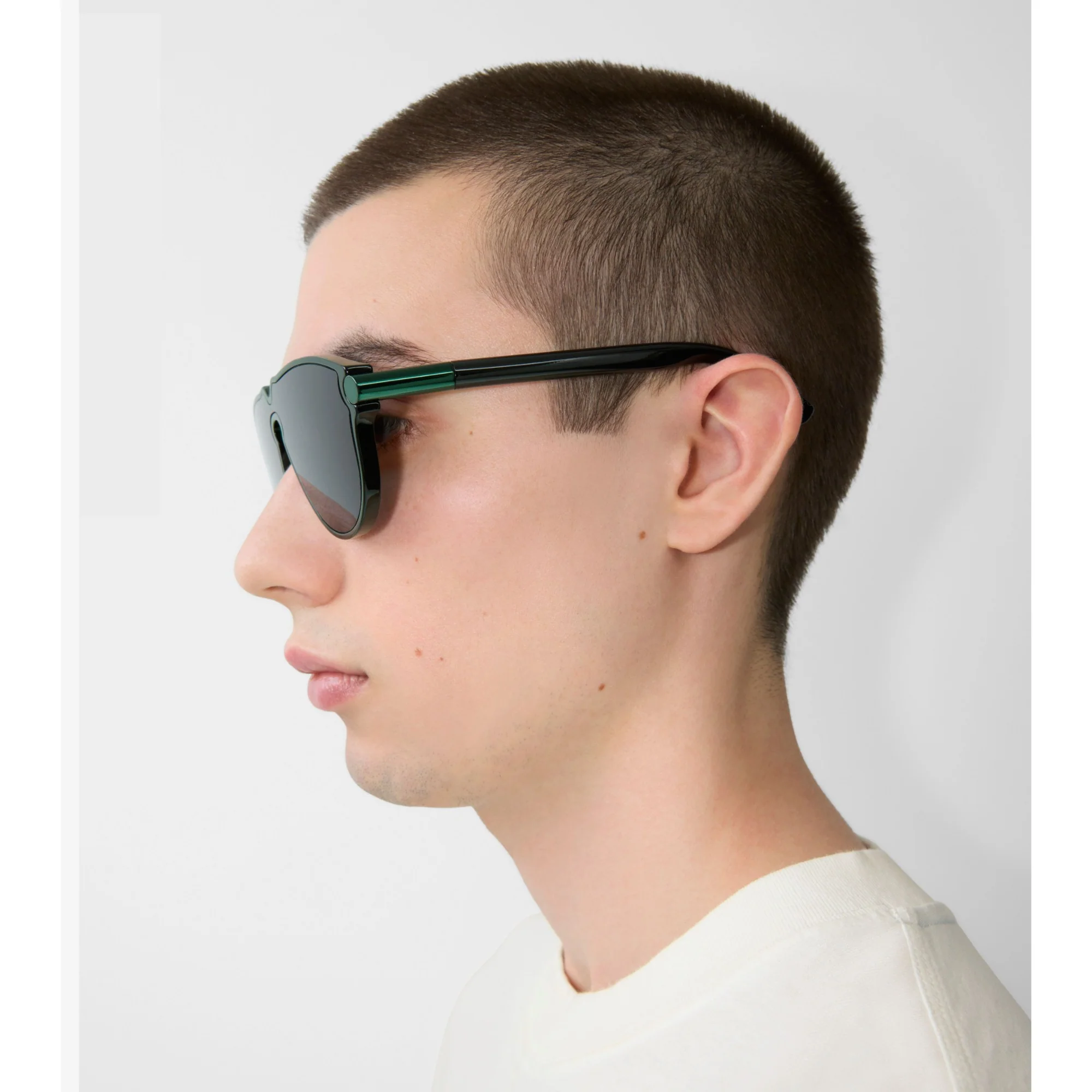Tubular Sunglasses - Dark Green - Image 7