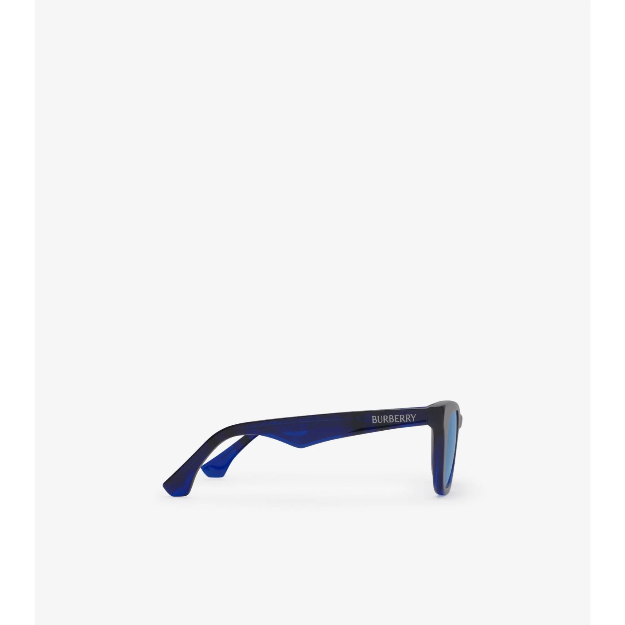 Check Square Sunglasses - Navy Blue IP Check - Image 2