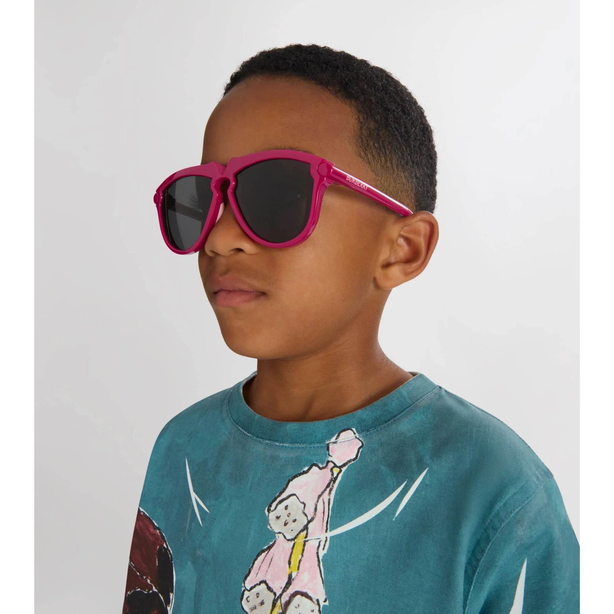 Pilot Sunglasses - Dark Pink - Image 5