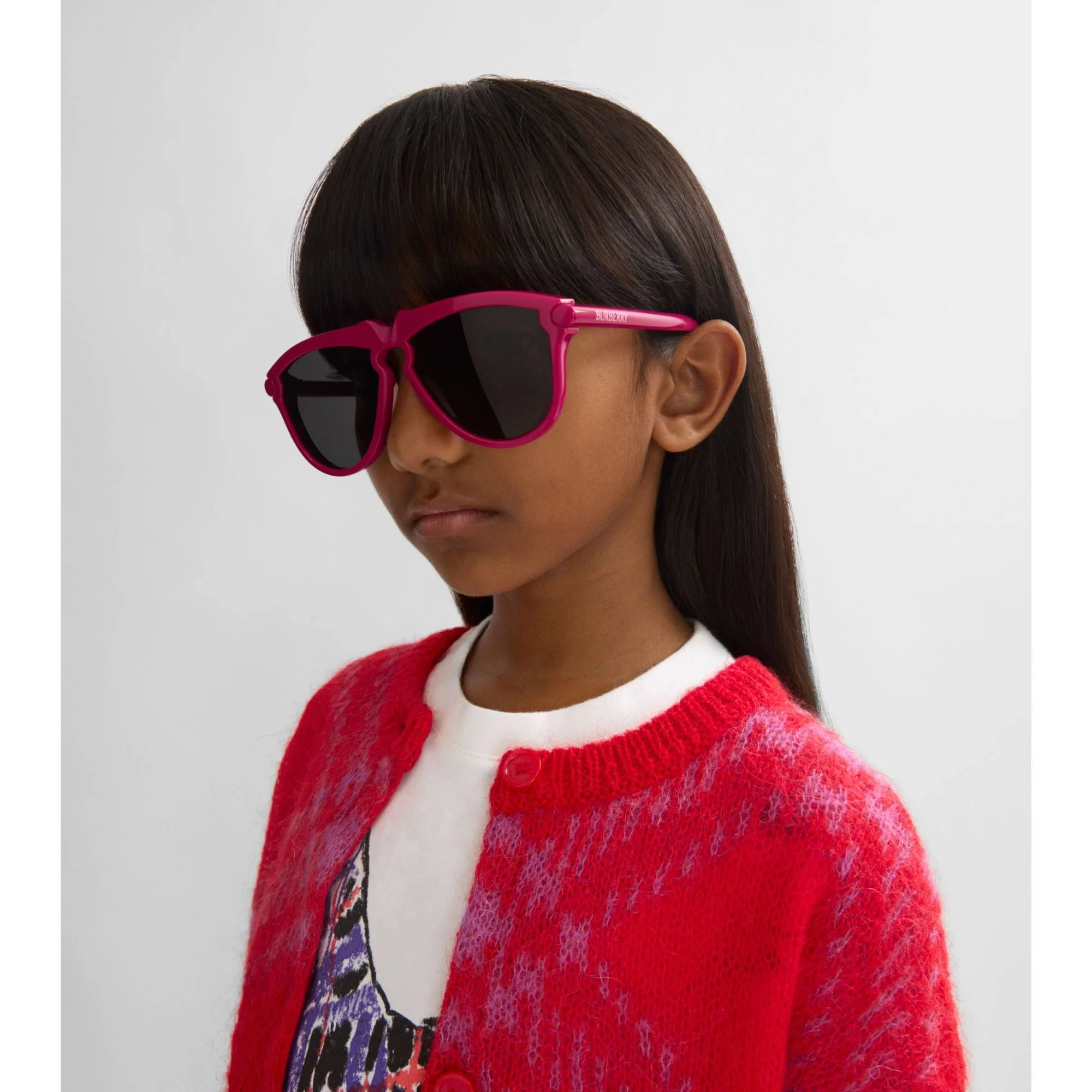 Pilot Sunglasses - Dark Pink - Image 6