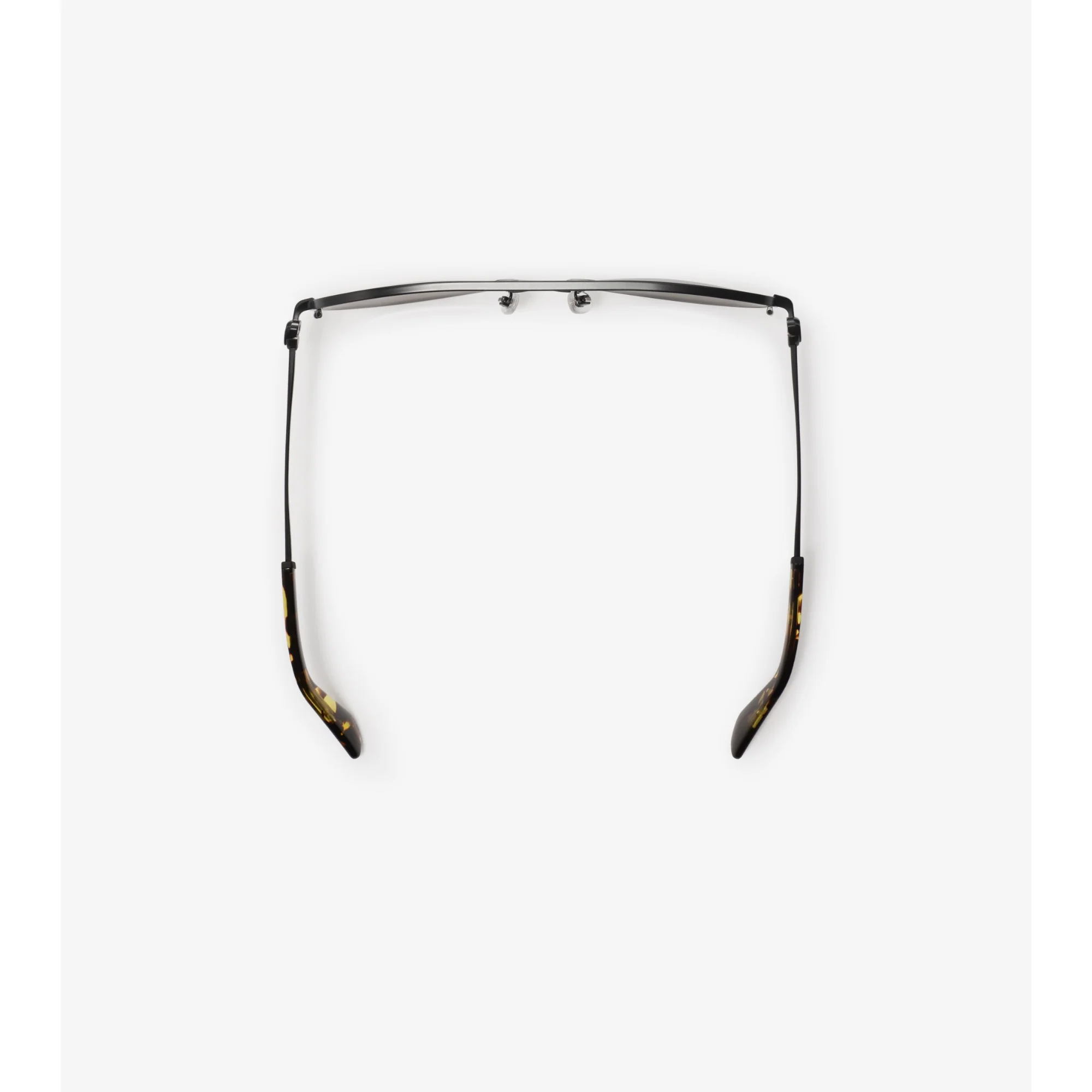 Shield Aviator Sunglasses - Black - Image 6