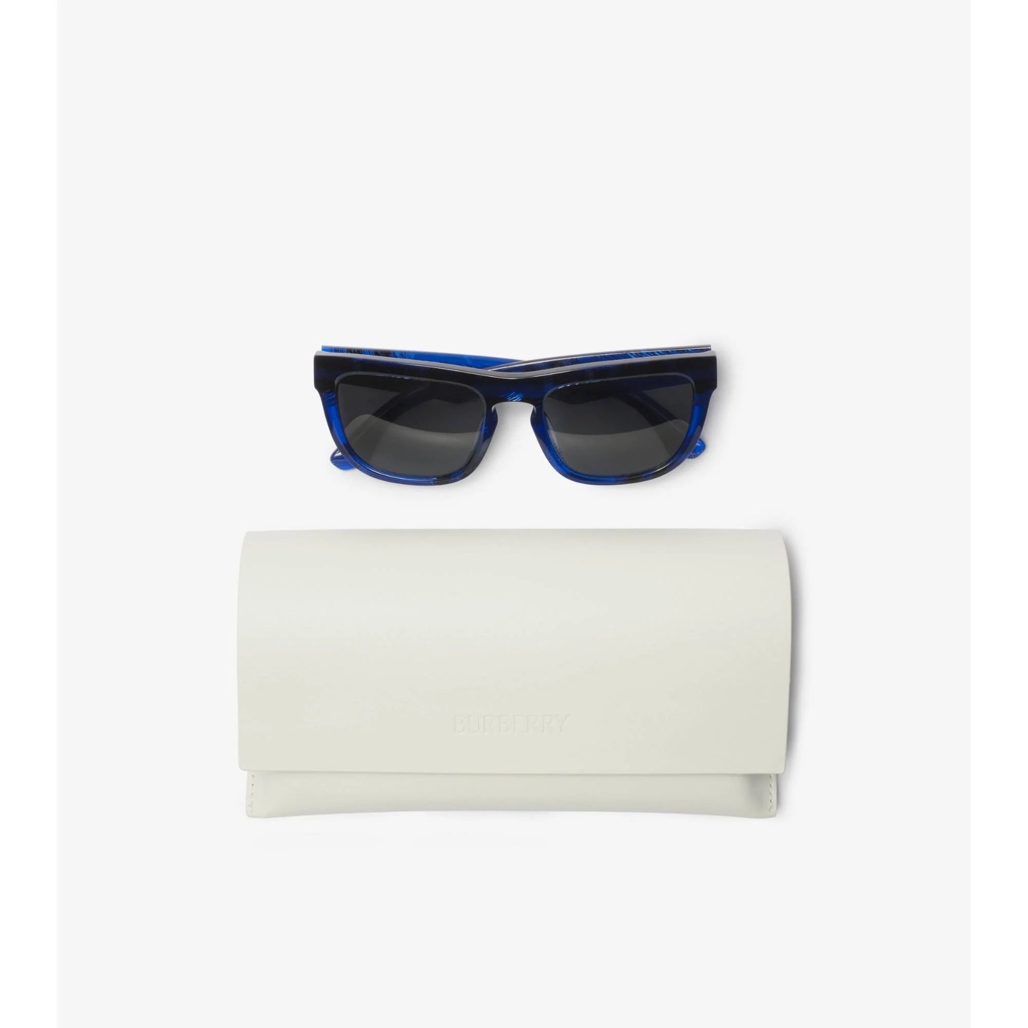 Arch Facet Sunglasses - Navy Blue IP Check - Image 8